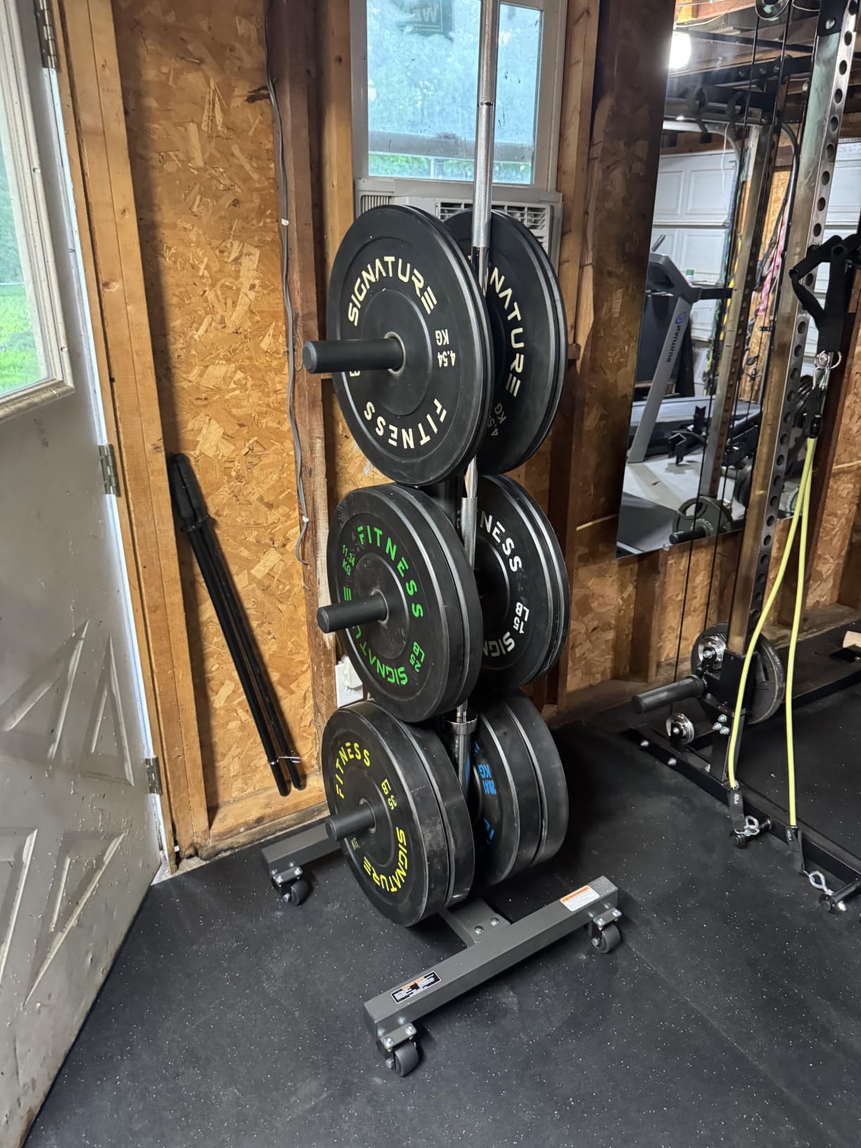 Marcy Olympic Weight Plate Tree for 2-Inch Plates Weight Storage Rack customer photo 1