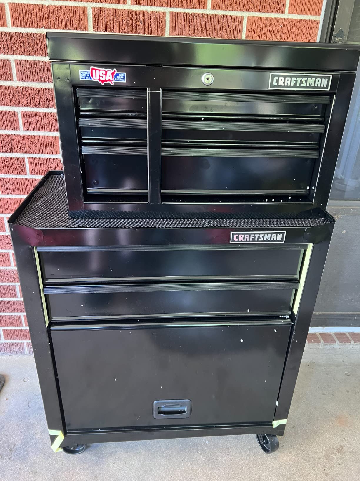 CRAFTSMAN Tool Chest Combo with Drawer Liner Roll, 26-Inch, Rolling, 5 Drawer, Black (CMST82763BK) customer photo 2