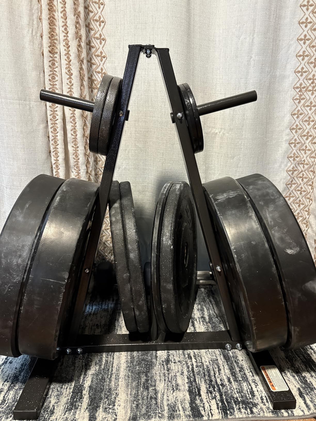 Marcy Standard Weight Plate Tree for 1-Inch Plates for Home Gym customer photo 1