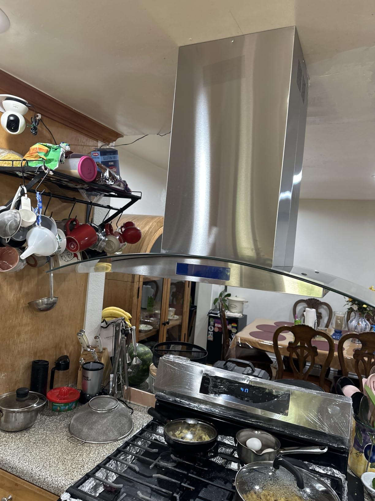 Cosmo COS-668ICS750 30 in. Lumin Collection 380 CFM Ducted Island Range Hood, LED, Stainless Steel customer photo 1