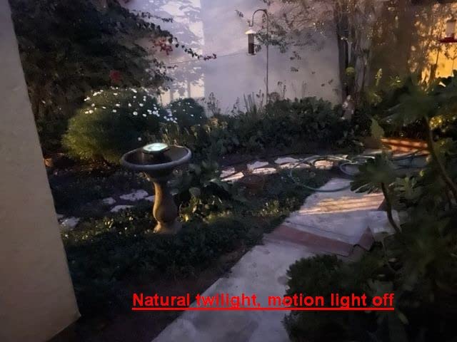 LEPOWER 1600LM LED Solar Security Lights Motion Outdoor, Motion Sensor Light, 5500K White Light, IP65 Waterproof Outdoor Flood Solar Light with 3 Adjustable Head for Yard, Garage (White) customer photo 2