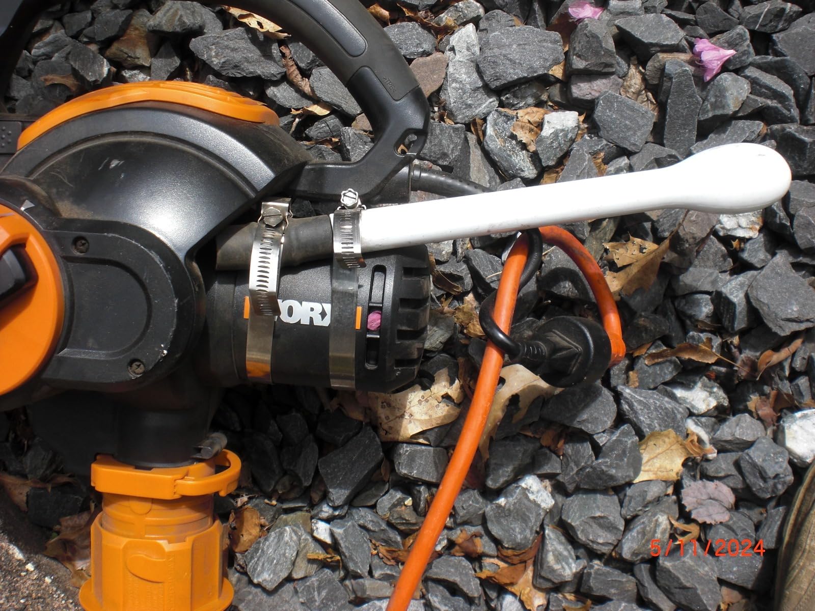 WORX Trivac 3 in 1 Electric Leaf Blower for Lawn Care, Leaf Vacuum with 600 CFM, Leaf Mulcher with Metal Impeller, WG512 customer photo 2