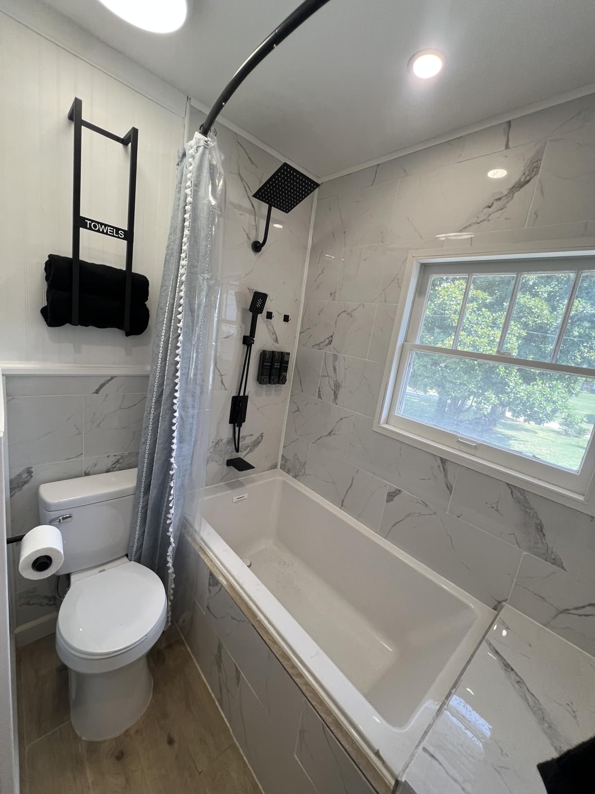 Homewerks 50 CFM 0.7 Sones Bathroom Exhaust Fan with LED Light | 1000 Lumens, 4000K CCT, 30000-hr Lifespan, Dimmable, No-Cut Install, Galvanized Steel Housing, Bathroom Fan with Light customer photo 2