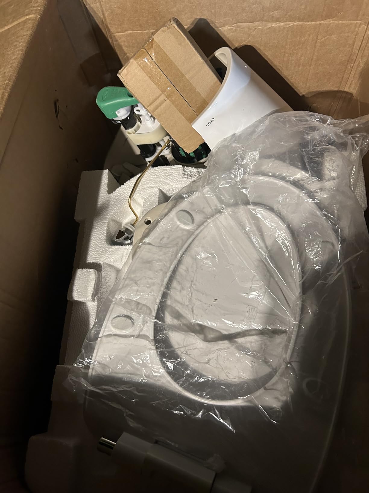 TOTO Nexus One-Piece Elongated 1.28 GPF Universal Height Toilet with CEFIONTECT and SS234 SoftClose Seat, WASHLET+ Ready, Cotton White customer photo 1