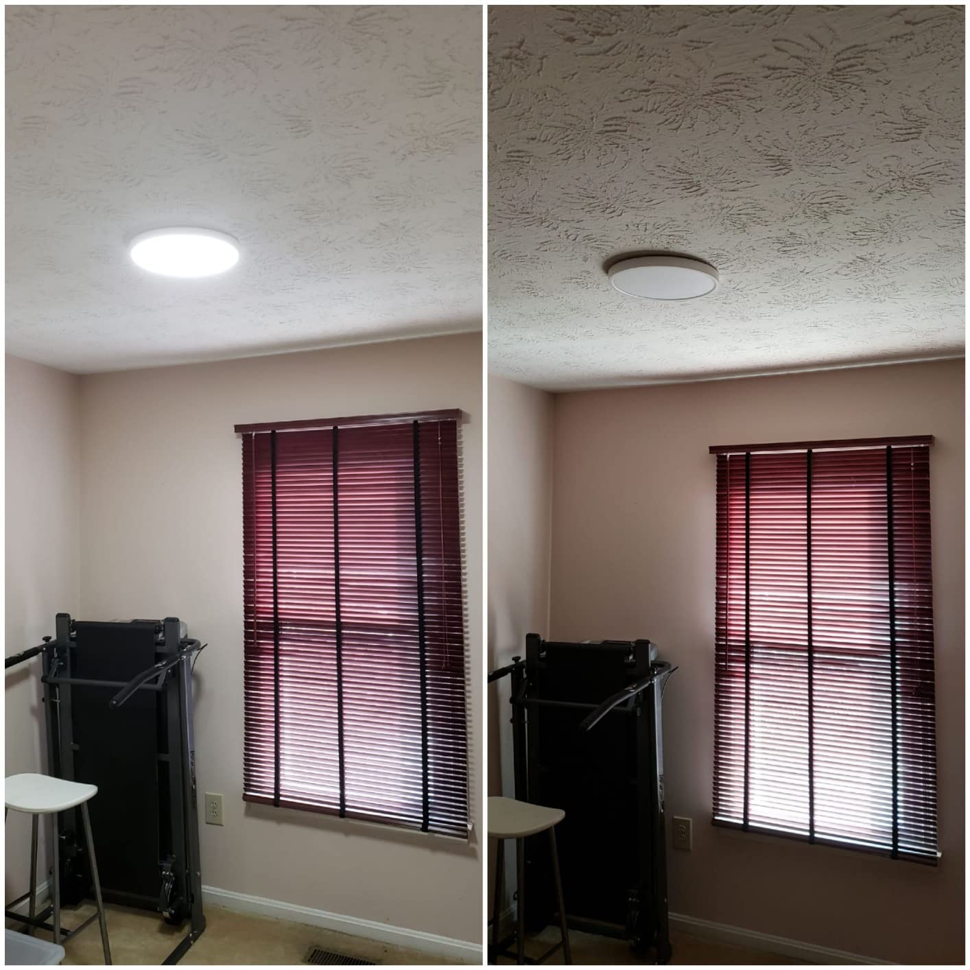 12 Inch LED Flush Mount Ceiling Light Fixture, 5000K Daylight White, 3200LM, 24W, Flat Modern Round Lighting Fixture, 240W Equivalent White Ceiling Lamp for Kitchens, Stairwells, Bedrooms customer photo 2