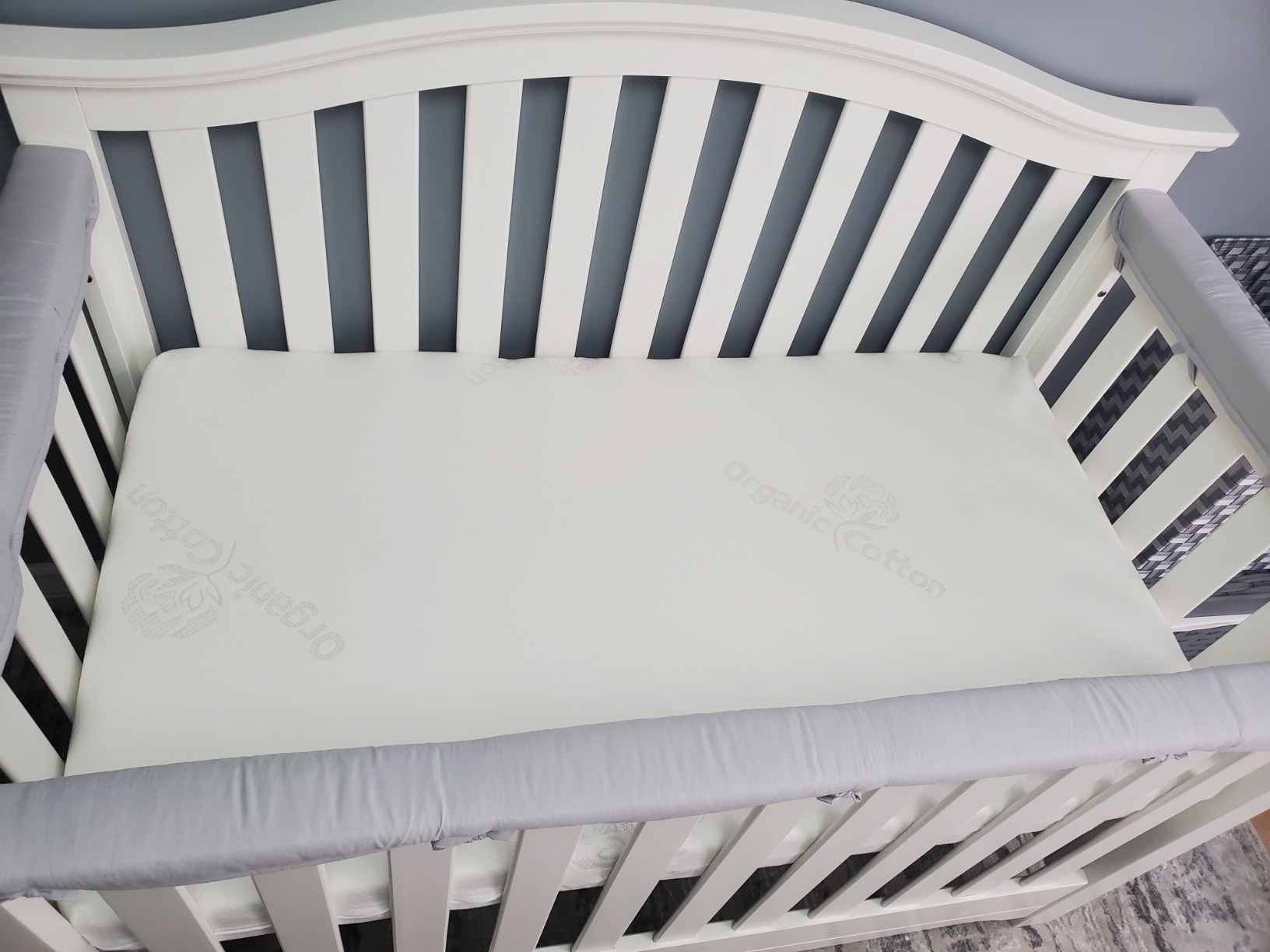 ORGANICDREAM Crib and Toddler Mattress - 100% Breathable Proven to Reduce Suffocation Risk, 100% Washable Cover, Baby + Toddler Bed, GREENGUARD Certified, Hypoallergenic - Deluxe 5