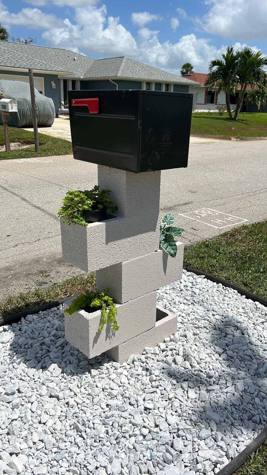 Architectural Mailboxes Oasis Eclipse Locking Post Mount Mailbox, Pewter customer photo 1