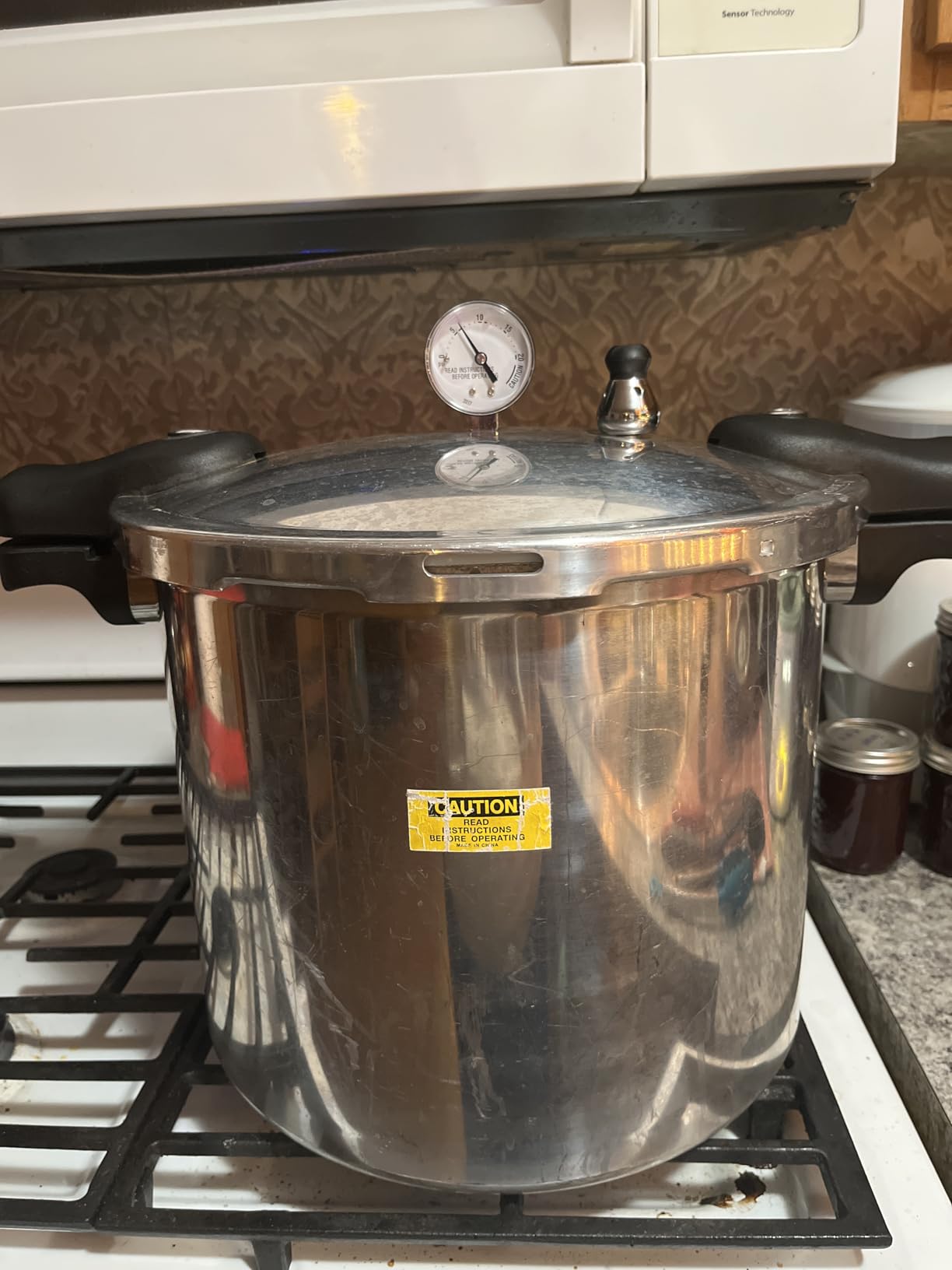 Barton Pressure Canner Release Valve Aluminum Canning Pot Cooker Pot Stove Top with Pressure Gauge Instant Fast Cooking Pot Stewing Locking System (22 Quarts) Meat, Poultry & Vegetables customer photo 2