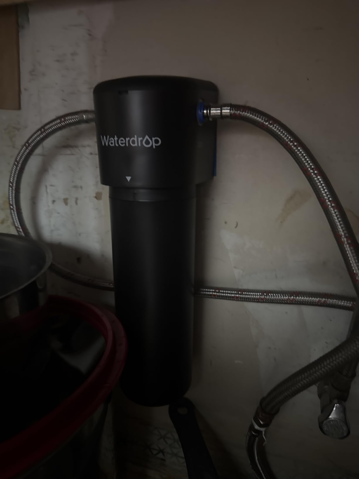 Waterdrop 10UA Under Sink Water Filter System, Reduces PFAS, PFOA/PFOS, Lead, Chlorine, Bad Taste & Odor, Under Counter Water Filter Connects Directly to Your Faucet, NSF/ANSI 42 Certified, 1 Year customer photo 1