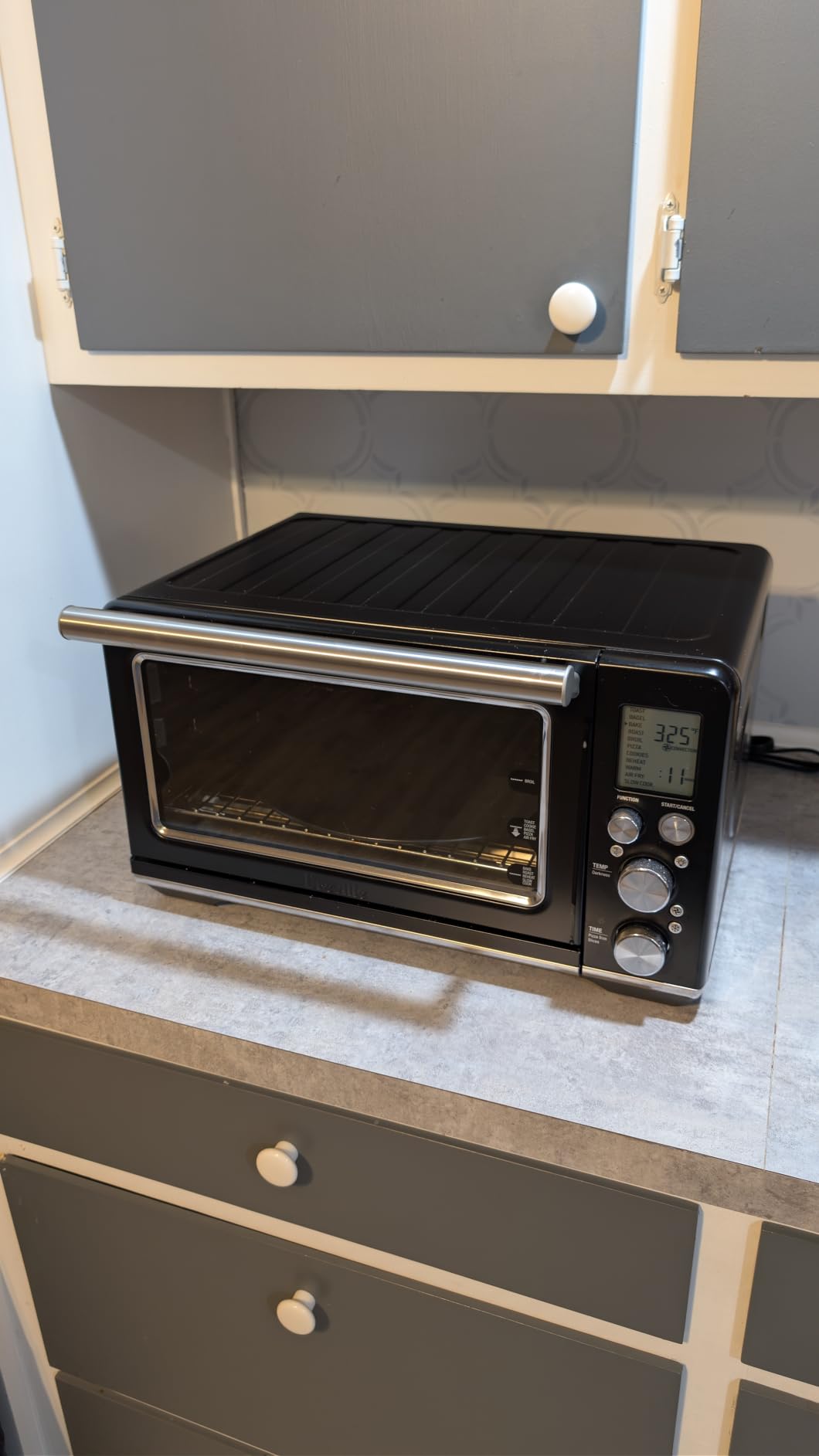 Breville BOV860BSS Smart Oven Air Fryer, Brushed Stainless Steel | Bake, toast, broil and more with countertop oven's 11 cooking functions | Convection setting reduces cook time by up to 30% customer photo 1