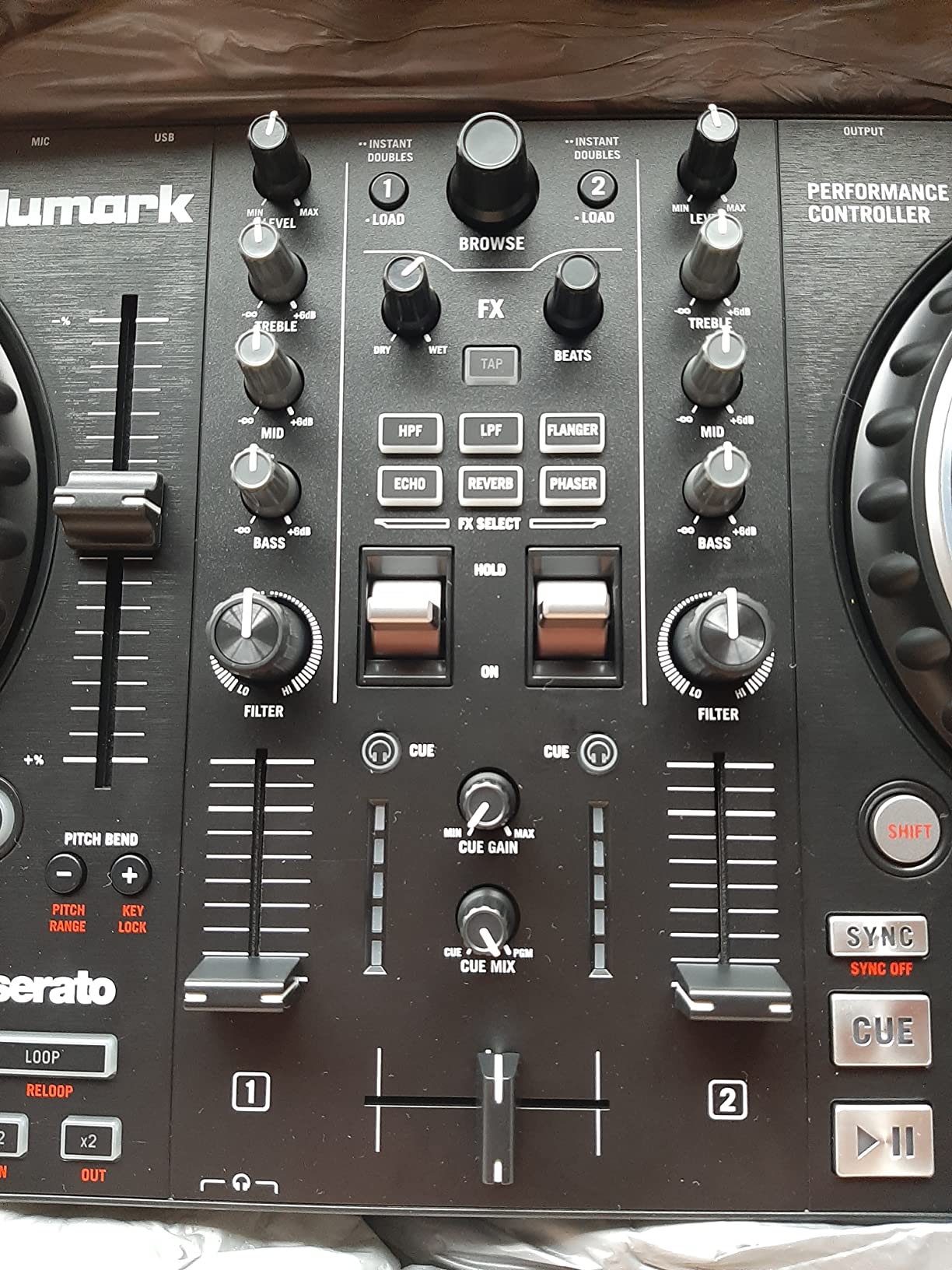 Numark Mixtrack Pro FX DJ Controller | 2-Decks, 3-Band EQ DJ Mixer, 16 Pads, 2 Effects Paddles, Audio Interface customer photo 1