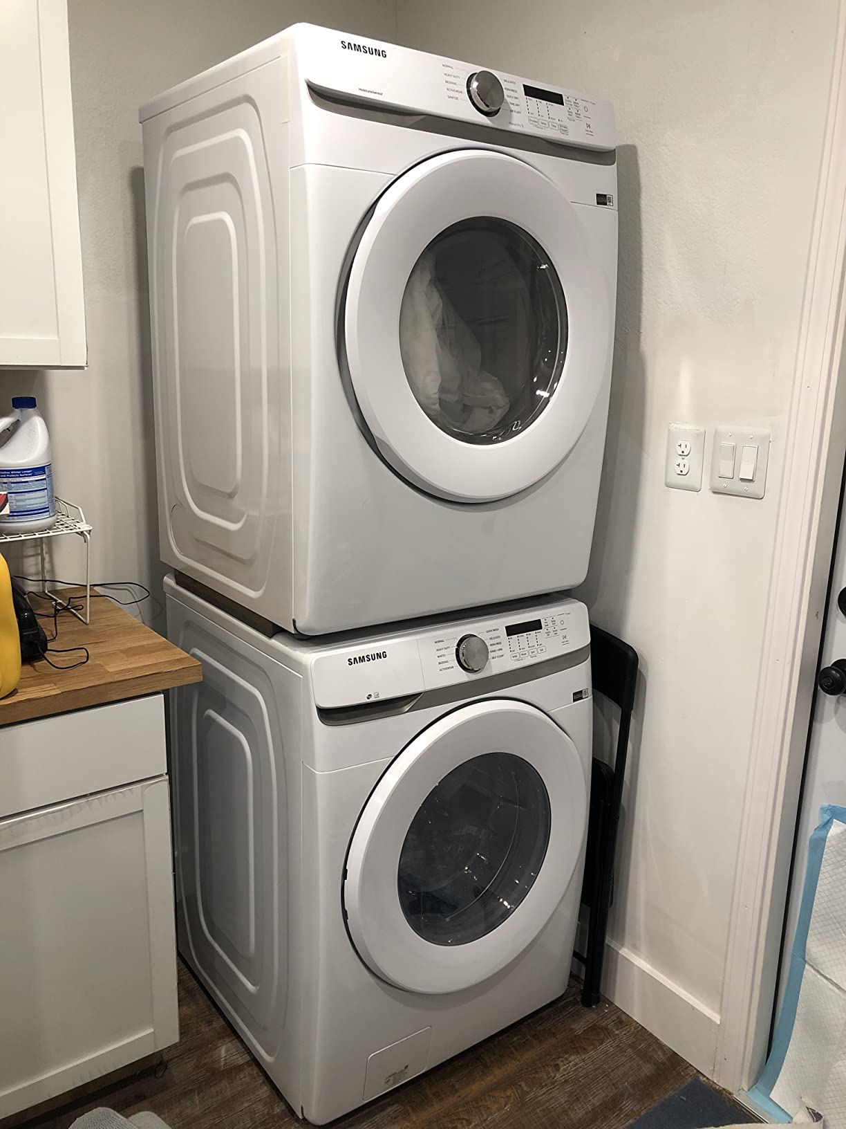 4.5 cu. ft. High Efficiency Front Load Washer with Vibration Reduction Technology+, White, WF45T6000AW/A5 customer photo 1