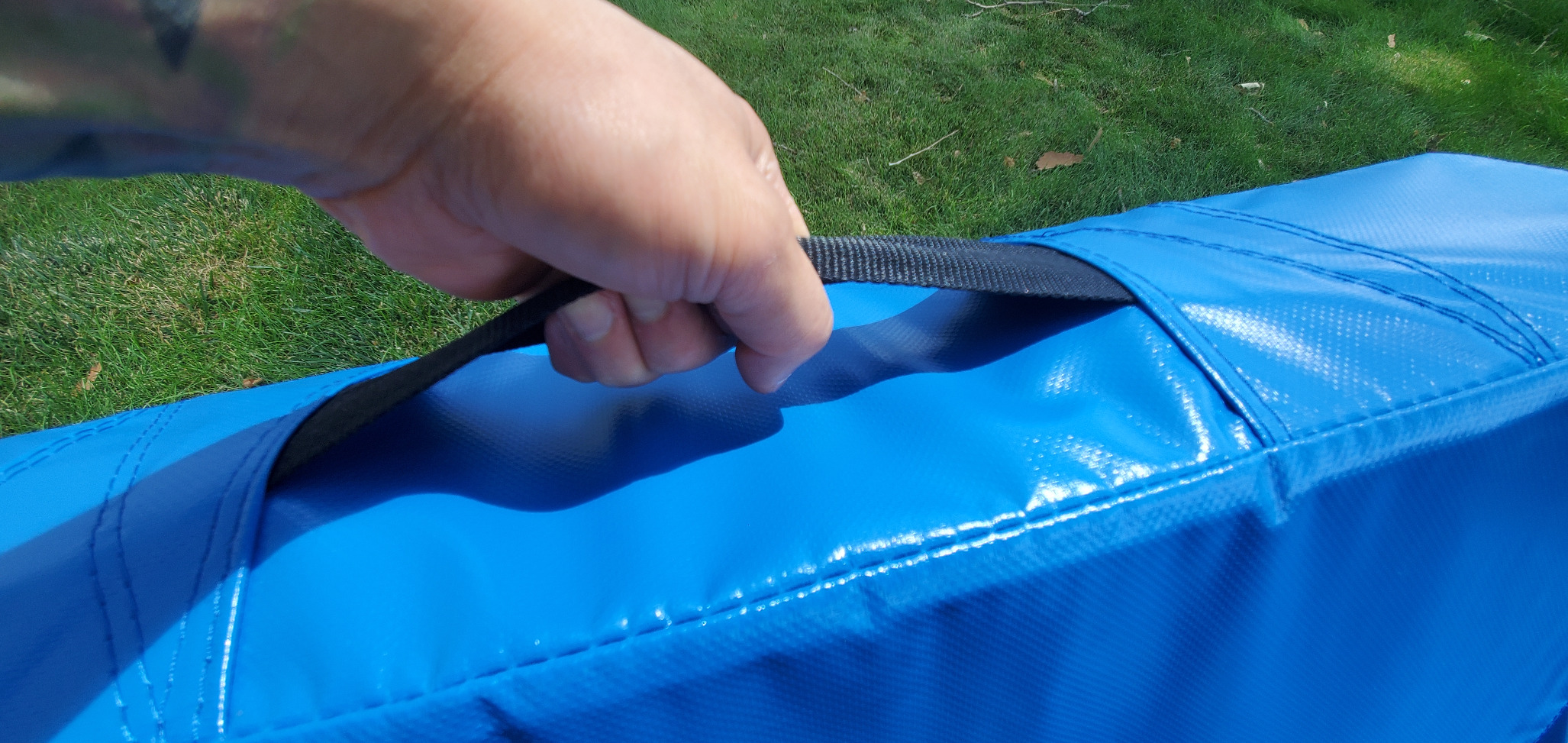 Yes4All Silencer Drop Pads/Weightlifting Drop Pads with PVC Cover & Easy Carry Handles - Sold in Pairs customer photo 1