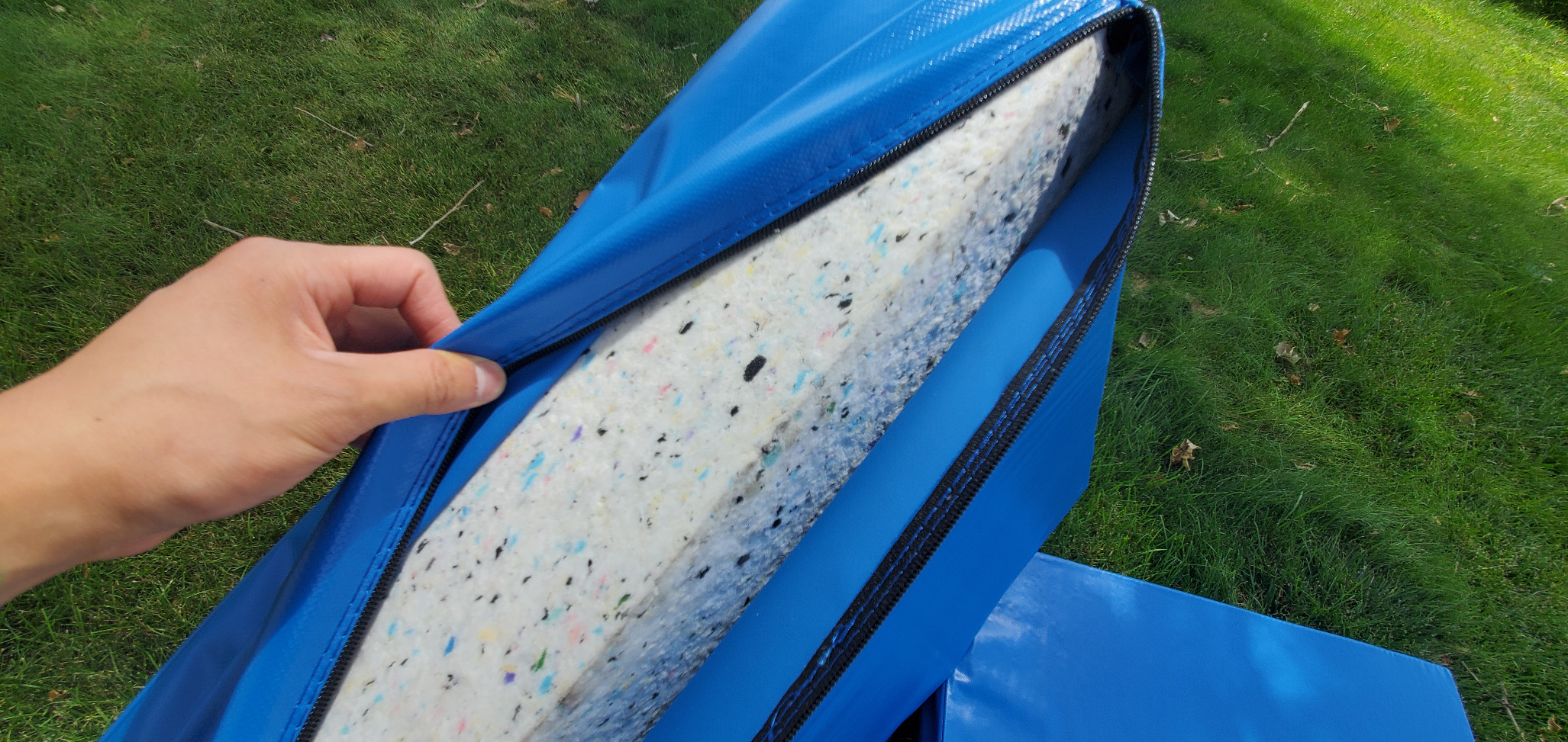 Yes4All Silencer Drop Pads/Weightlifting Drop Pads with PVC Cover & Easy Carry Handles - Sold in Pairs customer photo 2