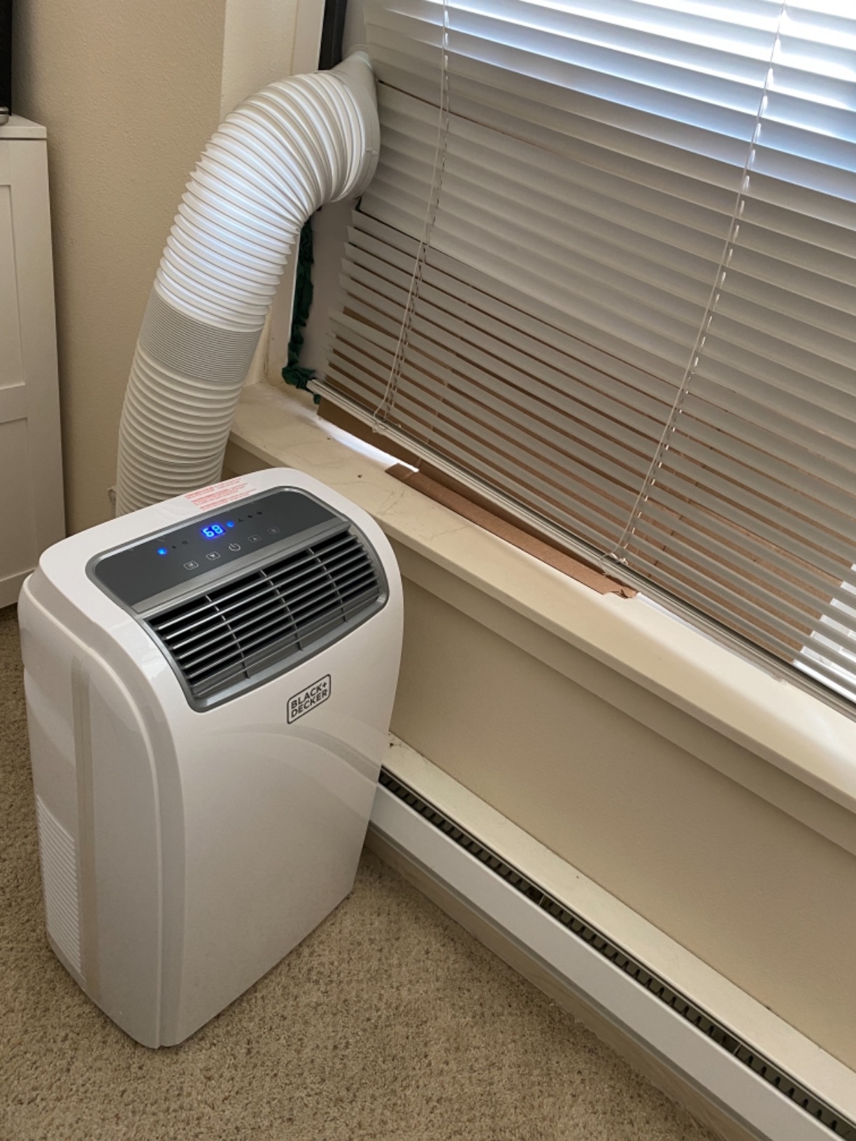 BLACK+DECKER Portable Air Conditioner, 10,000 BTU, BPT06WTB, White | 6,000 BTU SACC for Rooms Up To 450 Sq. Ft., 3-in-1 Portable AC, Fan and Dehum with Full Function Remote Control & Window Kit customer photo 2
