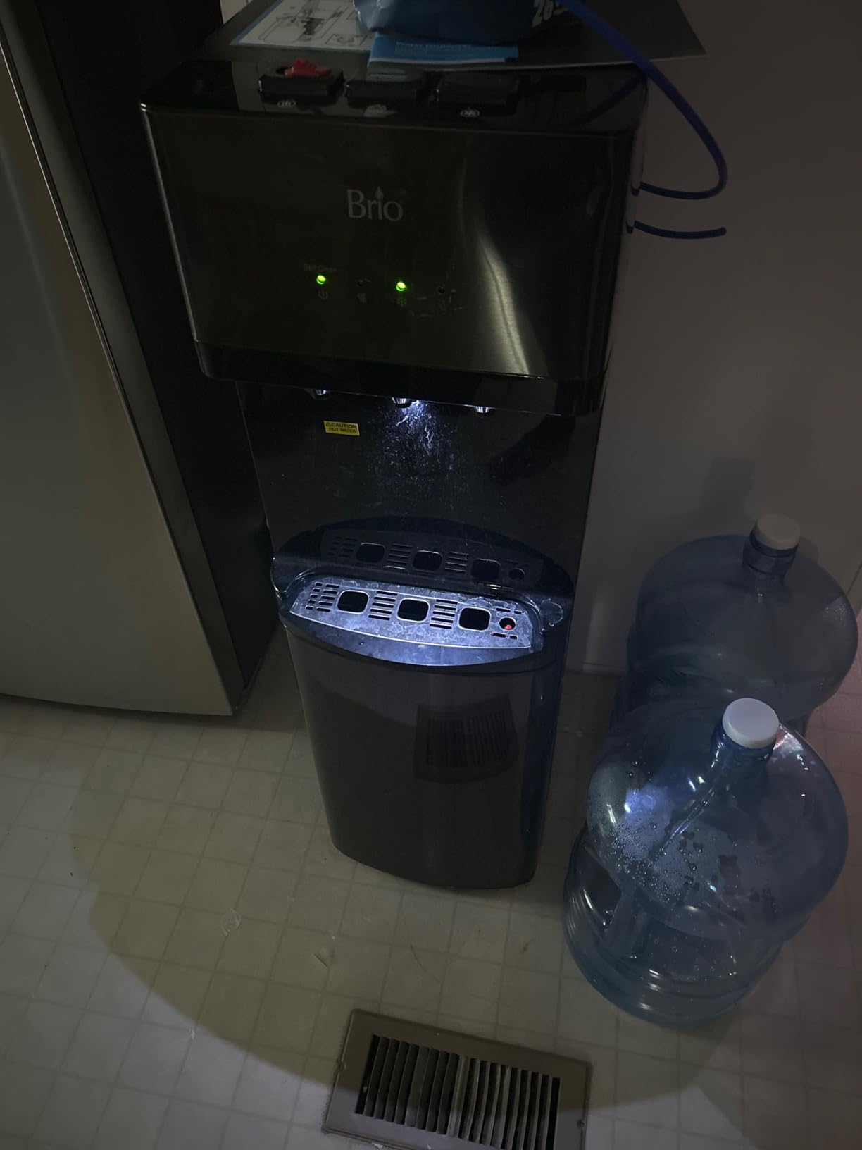 Brio 520 Bottom Load Water Cooler Dispenser for 5 Gallon Bottle w/ 2 Stage Filter | Hot Cold & Room Temp Water Options for Home & Office | Removes Chlorine, VOC's, Bad Taste & Chemicals customer photo 1