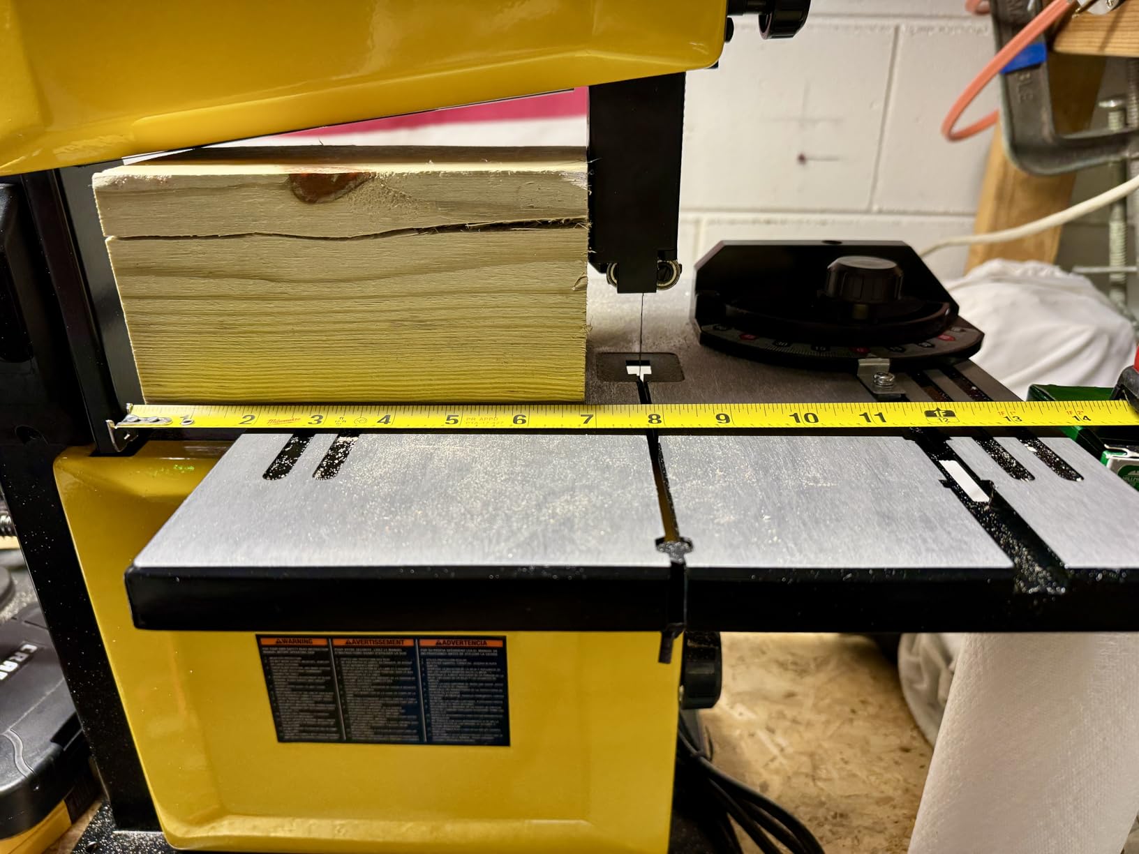 WOODSKIL 9-Inch Band Saw, 3-Amp Benchtop Bandsaw, 2500 FPM Blade Speed | 3-1/2-Inch Cutting Depth, 9-Inch Cutting Width, 0-45° Cast Aluminum Table and Steel Base, Ideal Bandsaw for Woodworking customer photo 1