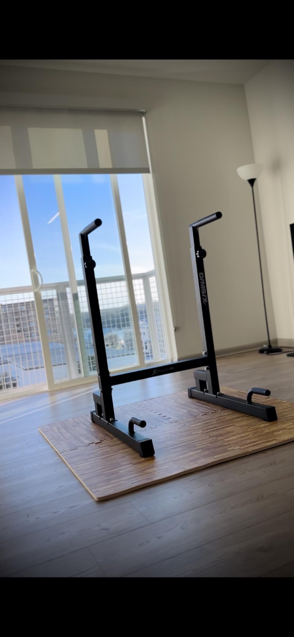 ProsourceFit Dip Stand Station, Heavy Duty Ultimate Body Press Bar with Safety Connector for Tricep Dips customer photo 1