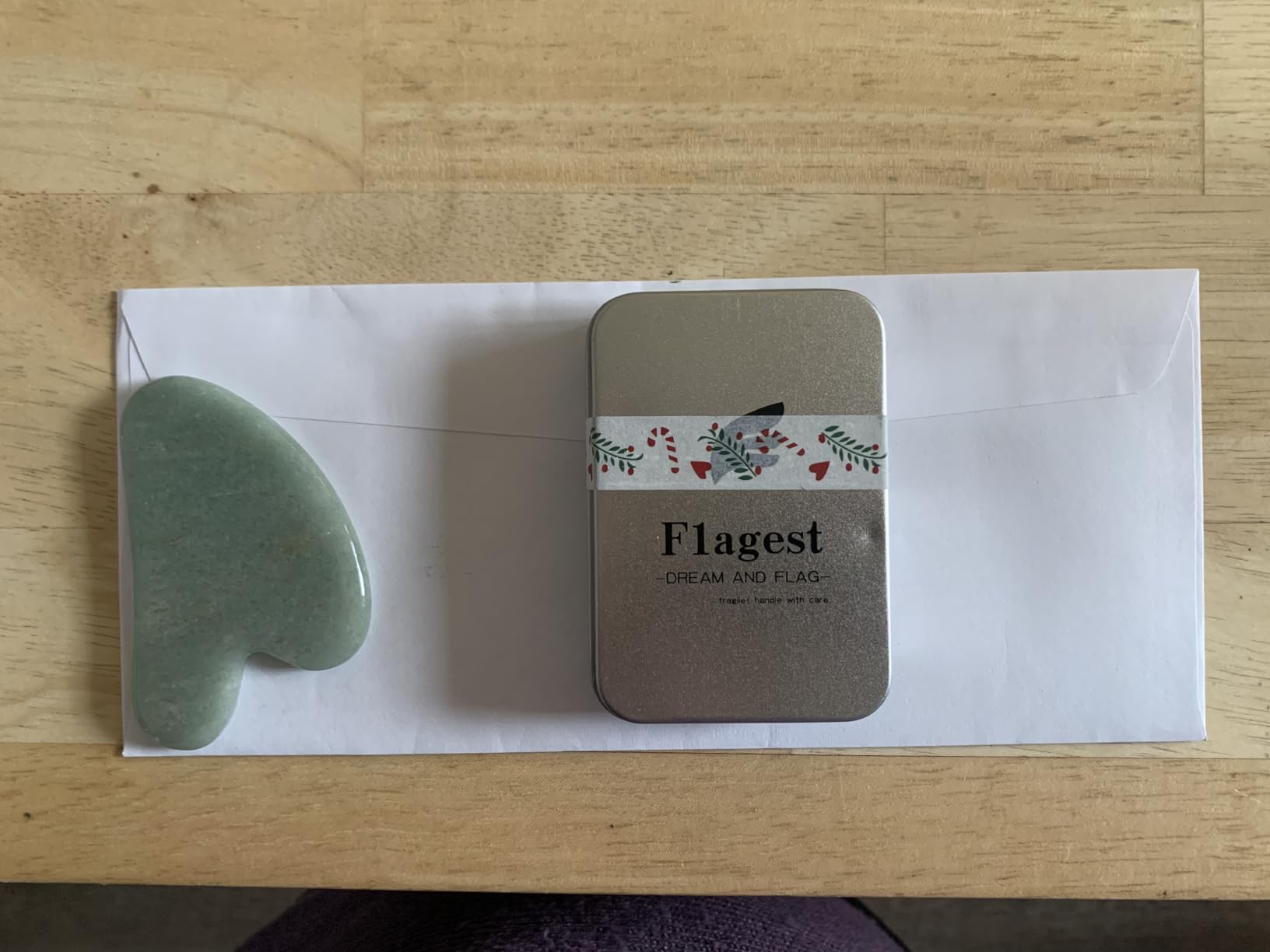 Flagest Rose Quartz Gua Sha Facial Tool, 100% Genuine Guasha Stone | Face Massage Tool, Naturally Cooling, Heart-Shaped, Jawline Sculptor, Face, Neck & Body, Ideal Daily Skincare Gift customer photo 2