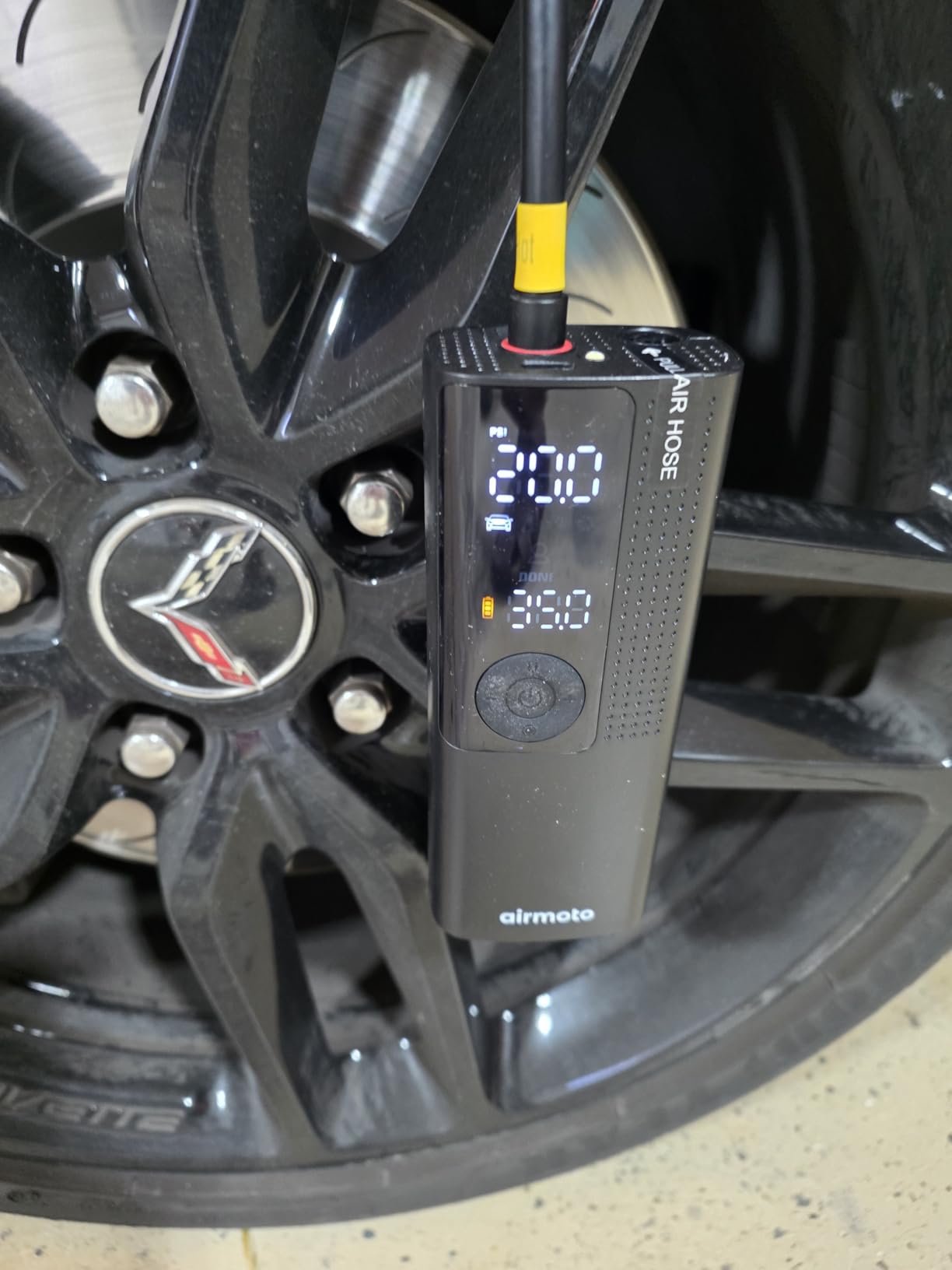 Airmoto Tire Inflator Portable Air Compressor for Cars, Bikes and Bicycles customer photo 1