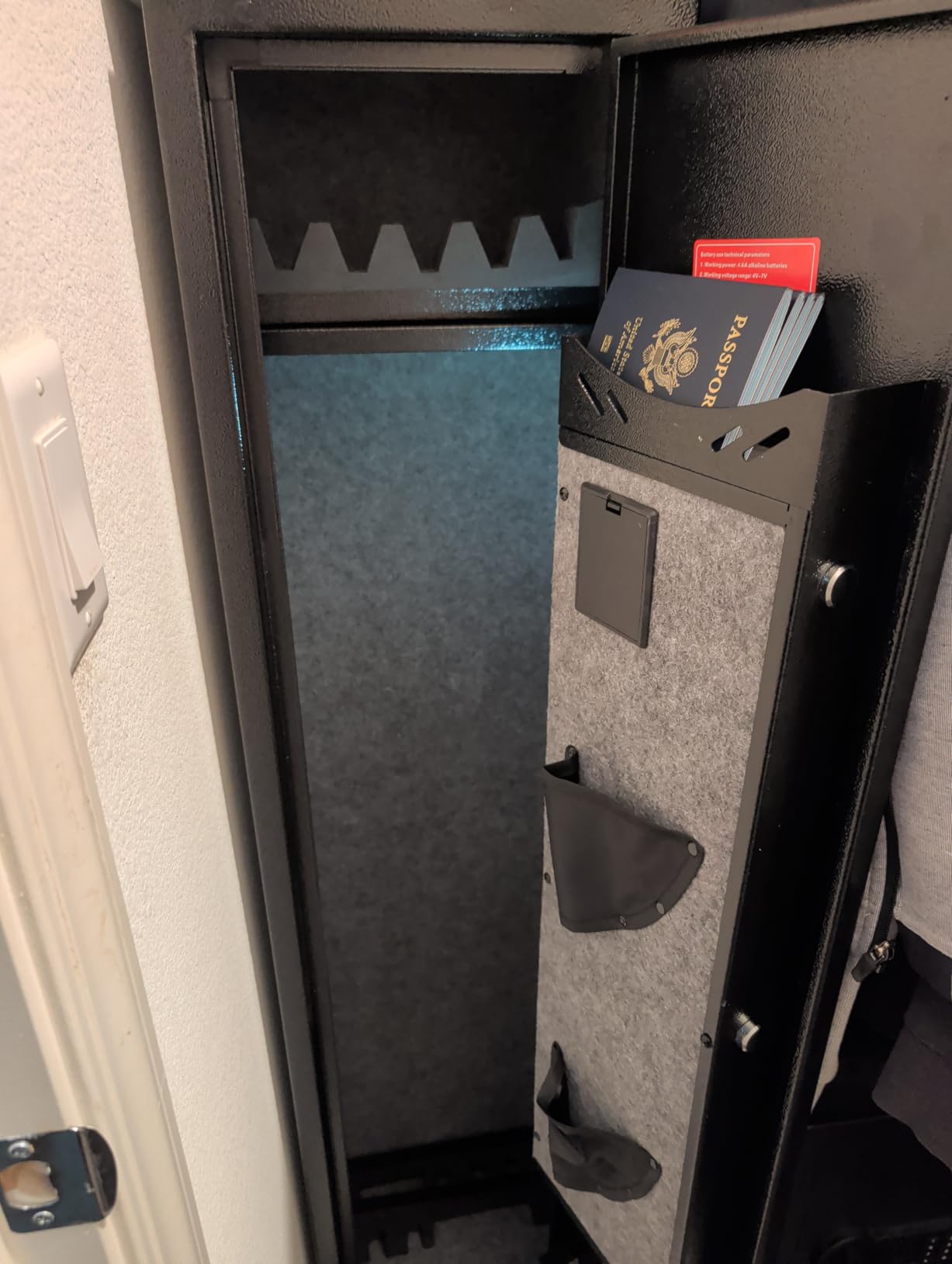 Kaer 4-5 Biometric Gun Safe, Fingerprint Gun Safe for Rifles and Pistols, Long Rifle Safe for Home, Gun Cabinet for Shotguns with Fingerprint, Digital Keypad, No Assembly Needed customer photo 2