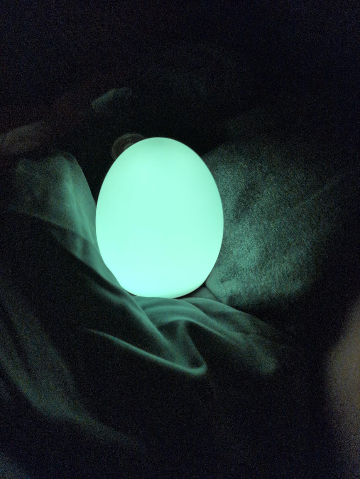 Night Light for Kids, Baby Night Light with 7 Colors Changing Mode & Stepless Dimming, Nursery Night Light BPA Free,Rechargeable Egg Night Light for Breastfeeding 1h Timer & Touch Control customer photo 1
