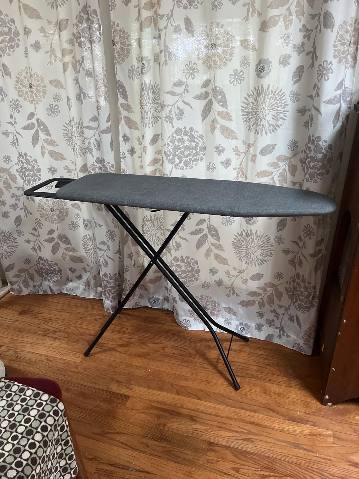 Bartnelli by Rorets Classic Ironing Board with New Patent EZ-Glide Technology, Made in Europe, Premium Iron Board with Iron Rest, 4 Layer Cover, 13x43 Surface, Height Adjustable to 36