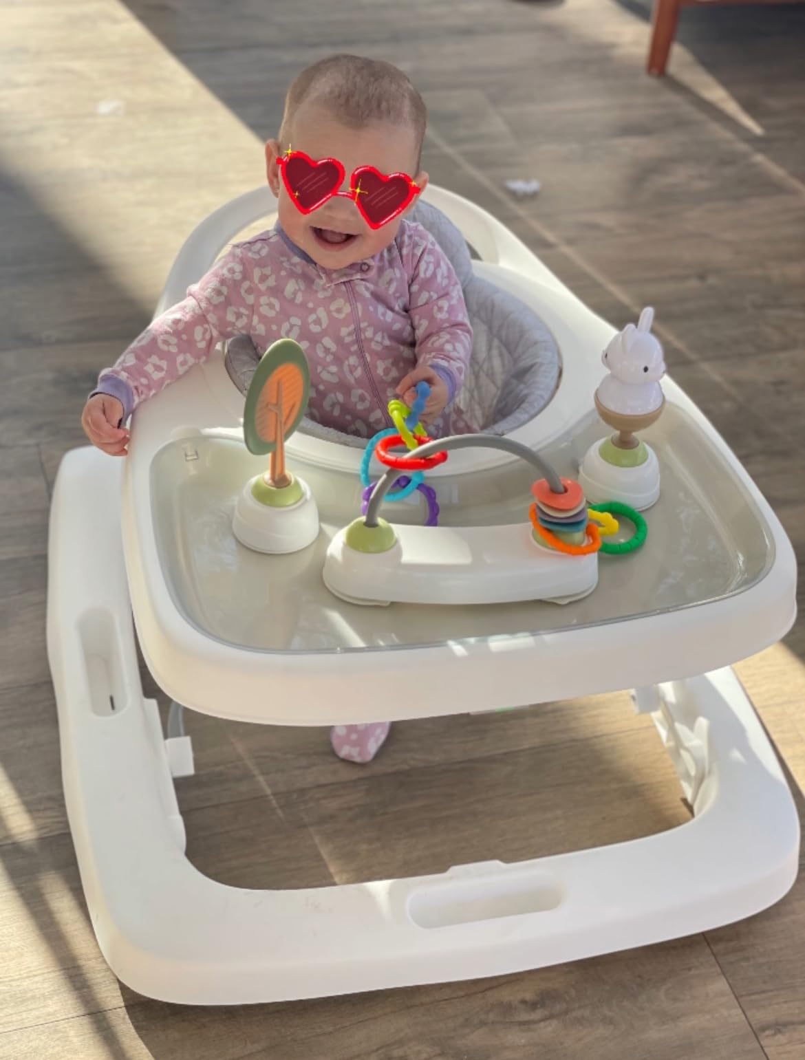 Ingenuity Step & Sprout 3-in-1 Foldable Baby Activity Walker with Removable Toys Ages 6 Months +, First Forest customer photo 2