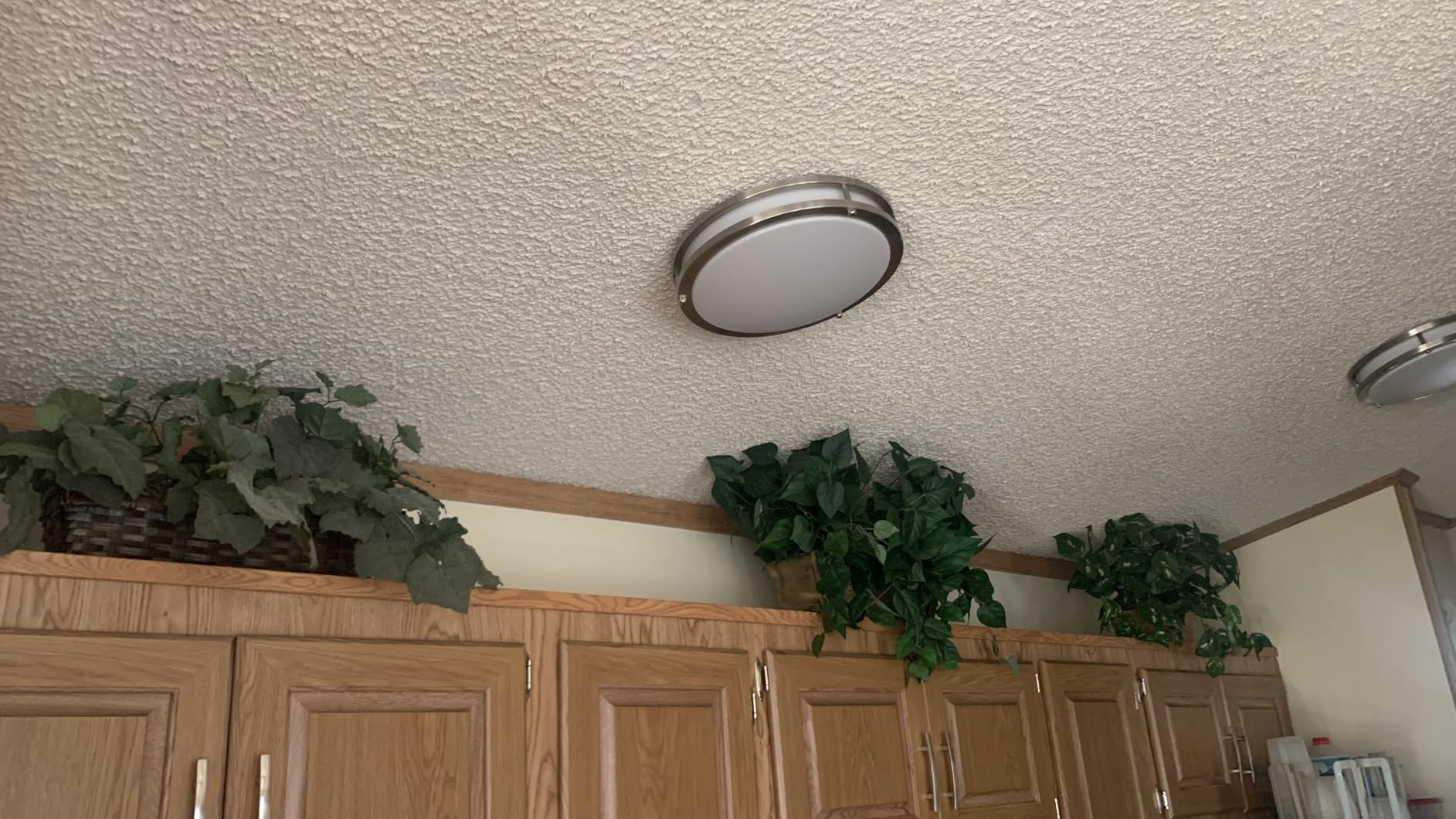 36W LED Ceiling Light Fixture, 12in Modern Flush Mount Ceiling Lights | Dimmable Ceiling Lamps Super Bright 3200LM, 3000K/4000K/5000K Adjustable for Bedroom Kitchen Bathroom Hallway, 2-Pack customer photo 1