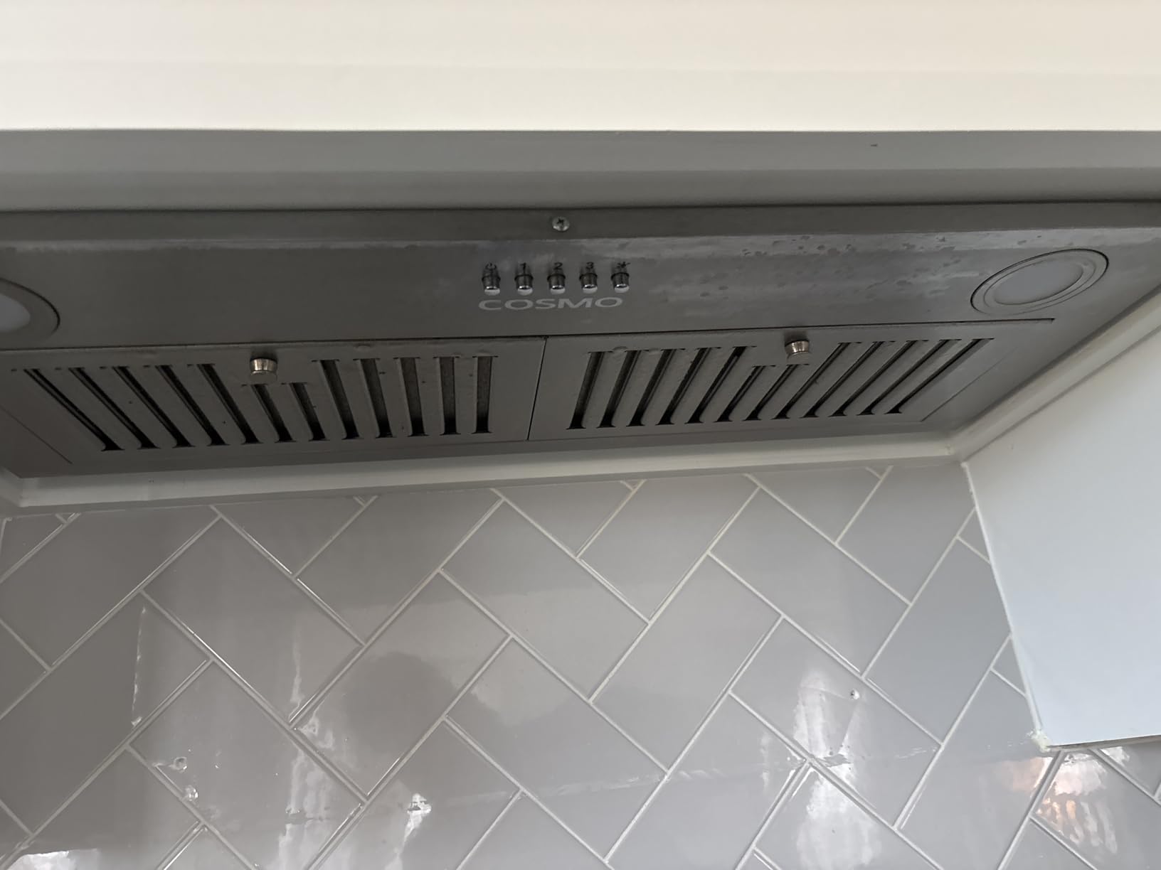 Cosmo COS-30IRHP 30 in. Lumin Collection 380 CFM Ducted Insert Range Hood, LED, Stainless customer photo 1