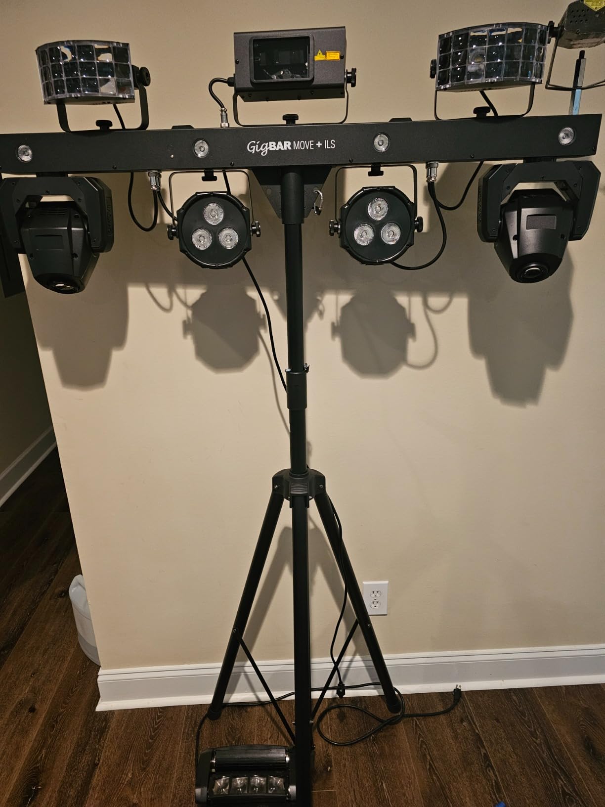 GigBAR Move + ILS DJ Lighting System, All-in-One Party & Stage Lights with Moving Heads, Derby Lights, Wash Lights, Laser & Strobe, Tripod, RF Remote & Carry Bags customer photo 2