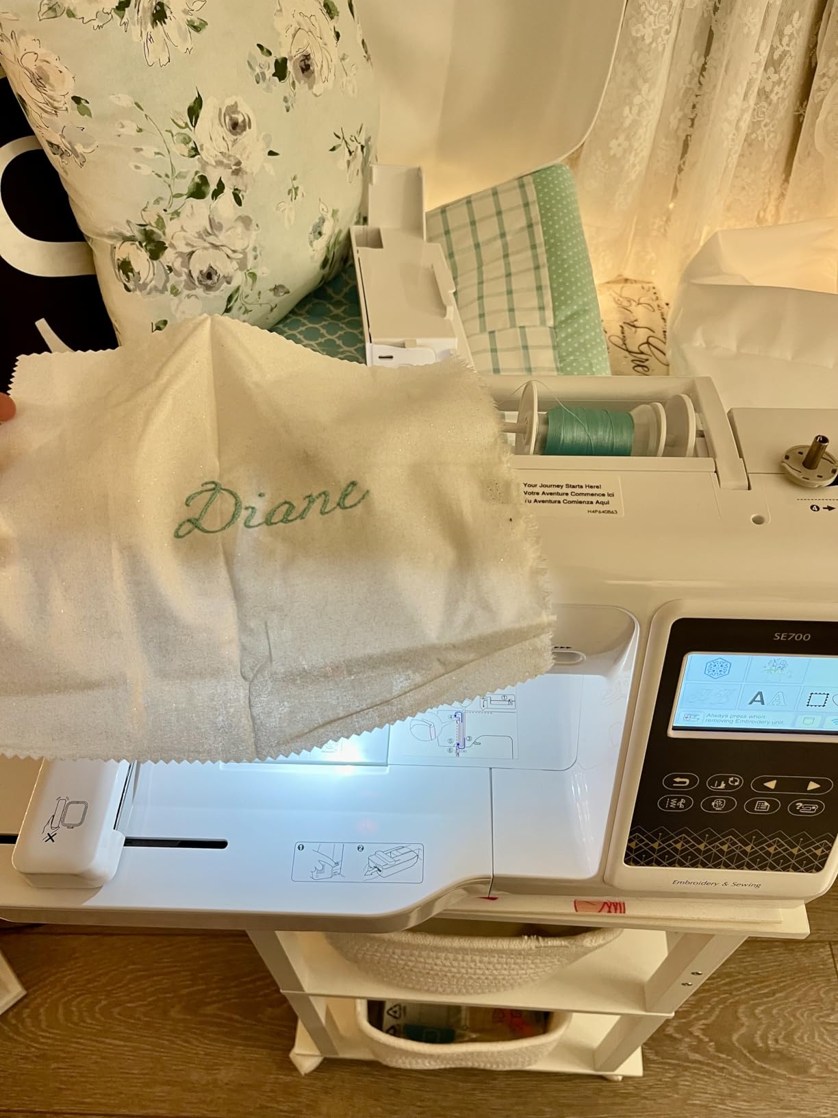 Brother SE700 Sewing and Embroidery Machine, Wireless LAN, 8 included Ft customer photo 1