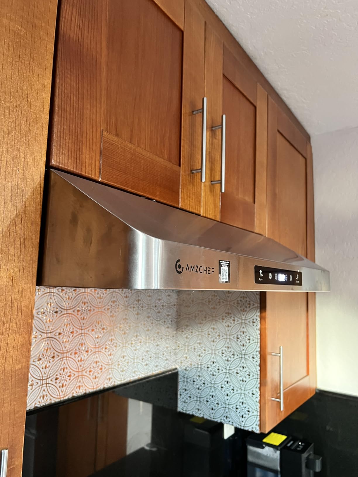 Cosmo 30 in. Under Cabinet Range Hood, 750CFM Stainless Steel Vent Hood with Touch/Remote/Gesture Control customer photo 1