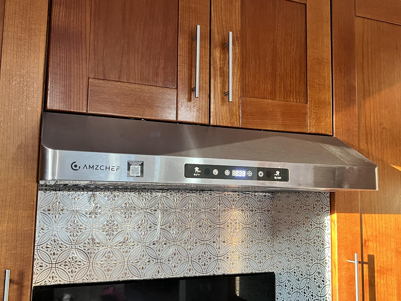 Cosmo 30 in. Under Cabinet Range Hood, 750CFM Stainless Steel Vent Hood with Touch/Remote/Gesture Control customer photo 2