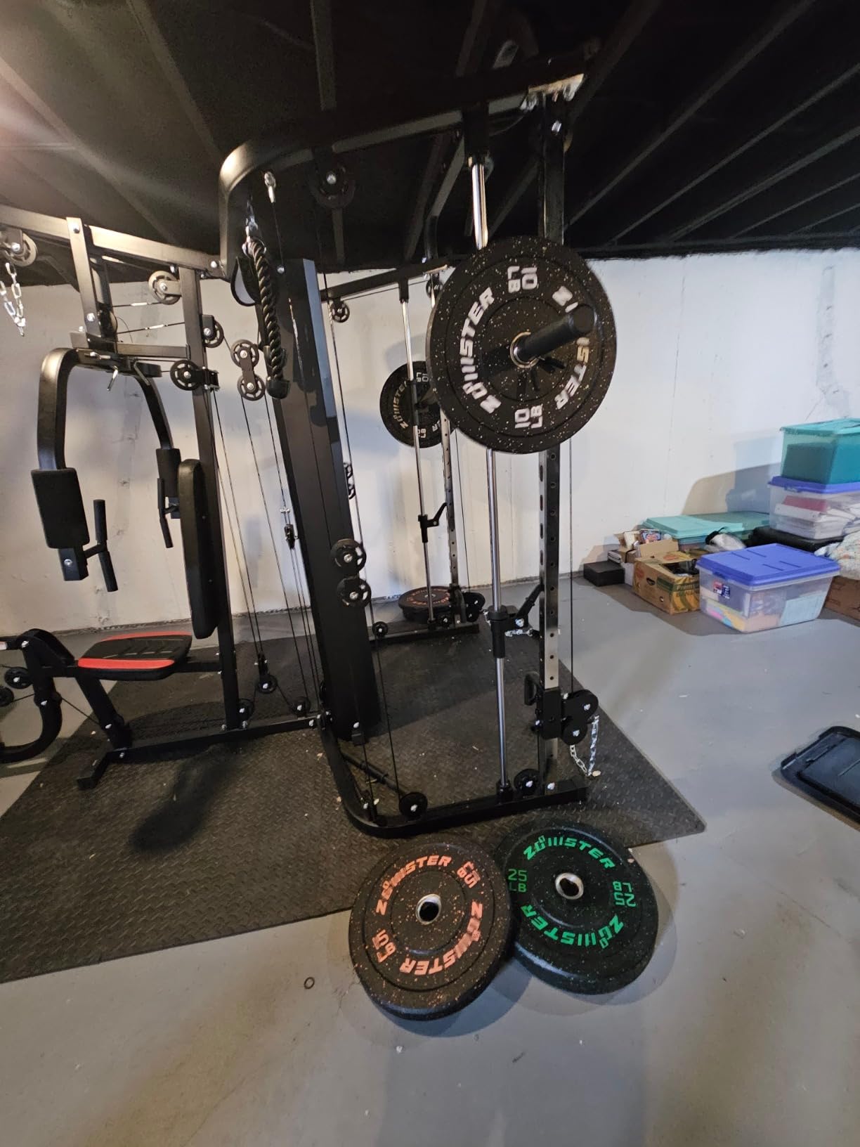 2-Inch Bumper Plate, Olympic Weight Plate HIGH BOUNCE | ODOR-FREE | NOISE-REDUCING | ABSORB IMPACT Bumper Weight Plate with Steel Insert Strength Training Weight Lifting Plate customer photo 2