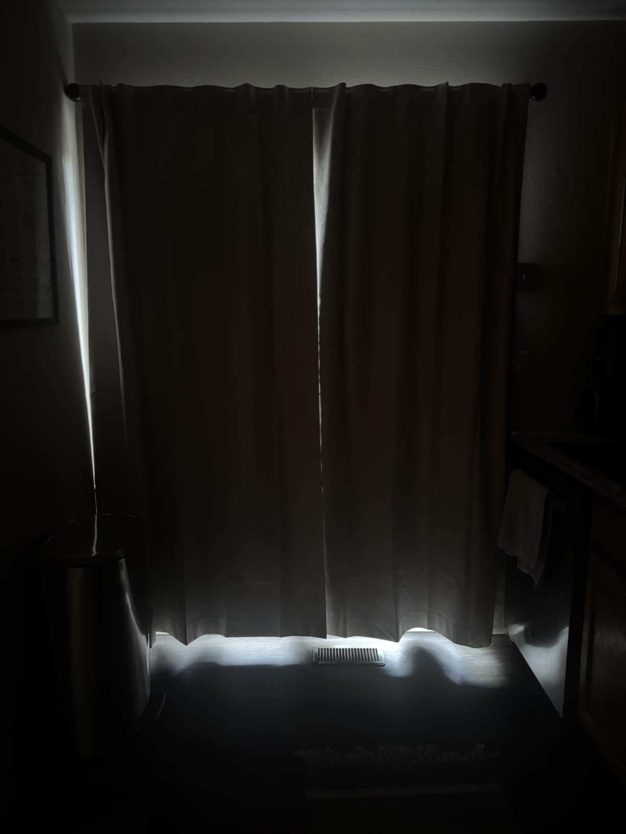 Linen Textured Total Blackout Curtains for Bedroom 96 Inches Long, Oatmeal | 100% Blackout Shield, Back Tab/Rod Pocket Living Room Drapes, Thermal Insulated Blackout Curtains 2 Panels Set, 50