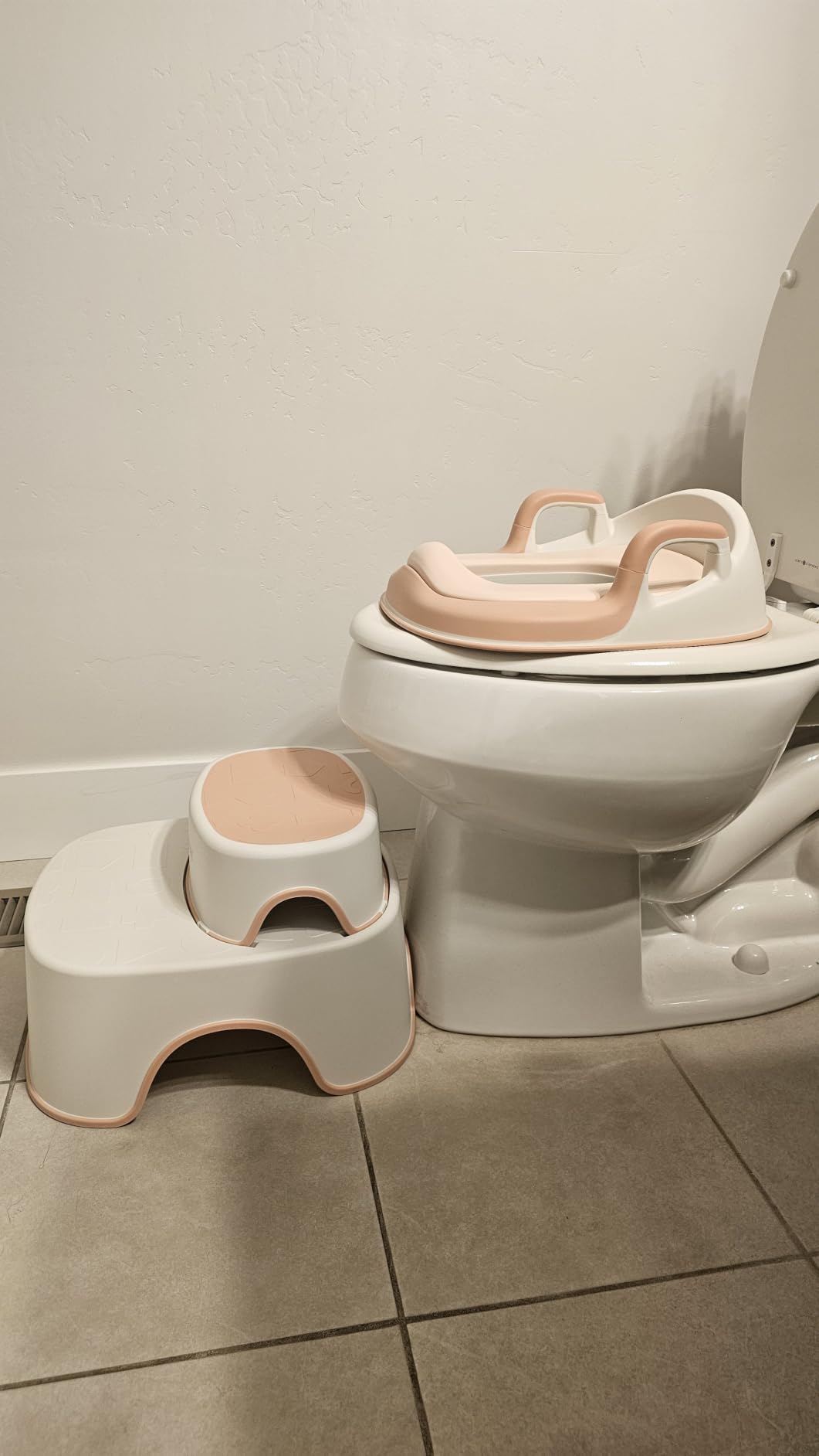 Maliton Potty Training Toilet Seat & Step Stool, 2-in-1 Anti-Slip, Adjustable Fits More Toilets, Splash Guard, Boys & Girls customer photo 1