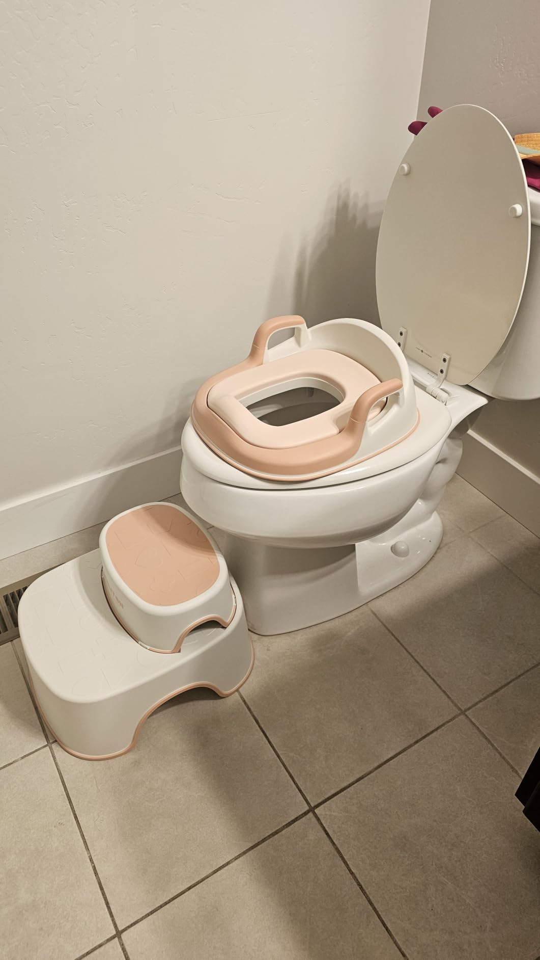 Maliton Potty Training Toilet Seat & Step Stool, 2-in-1 Anti-Slip, Adjustable Fits More Toilets, Splash Guard, Boys & Girls customer photo 2