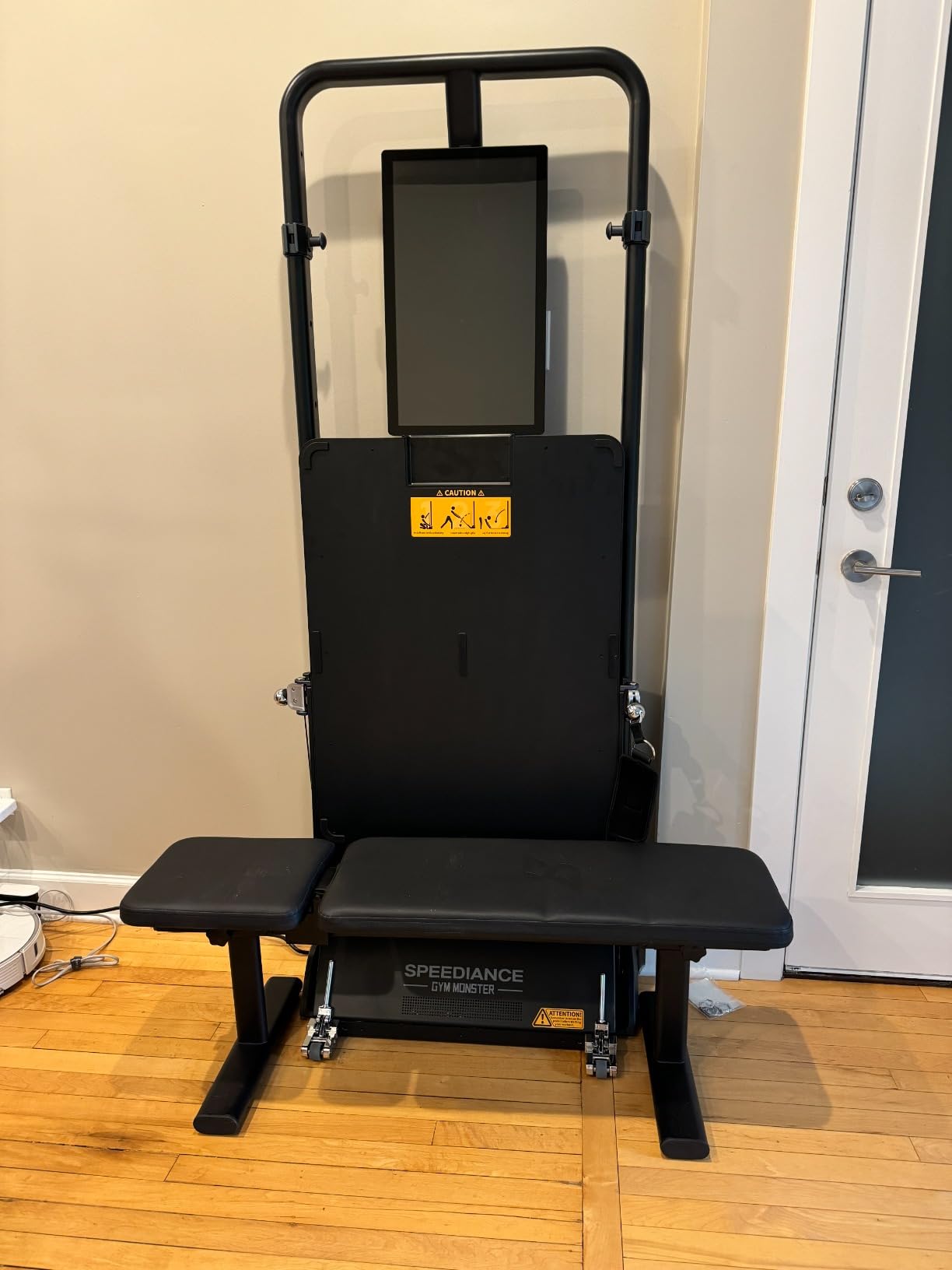 Speediance Gym Monster Smart Home Gym, Multifunctional Strength Training Machine, Smith Machine Power Cage Workout Station, Squat Rack Cable Machine, Full Body Fitness Equipment for Home Workout customer photo 1
