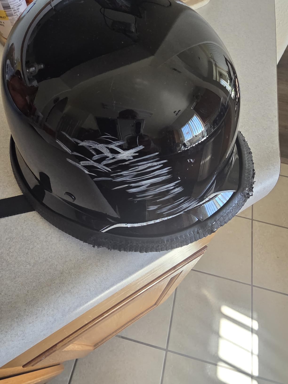 Motorcycle Half Helmets with Face Shield, German Style Motorcycle Helmet for Adult Men Women, DOT Approved Retro Half Shell Helmet for Moped Cruiser Scooter customer photo 1