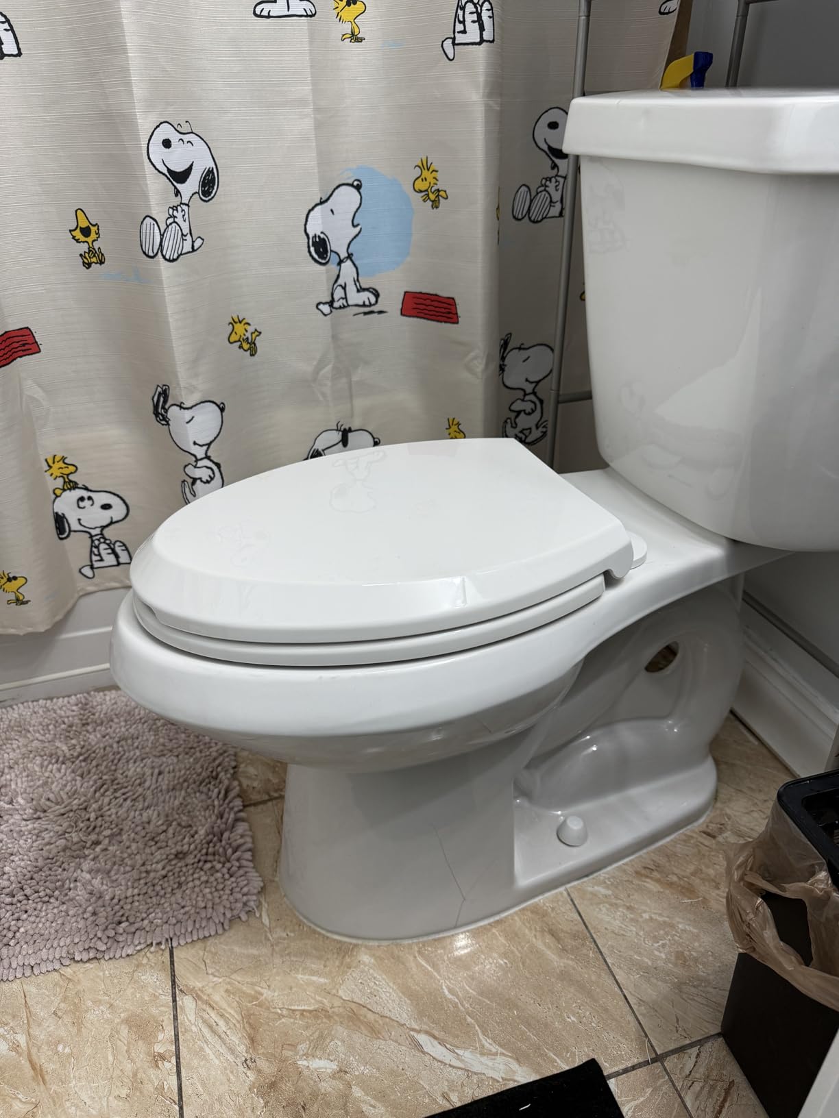 Jool Baby Quick Flip Toilet Seat with Built-in Potty & Splash Guard for Toddler Training, Slow Close (Elongated) customer photo 2