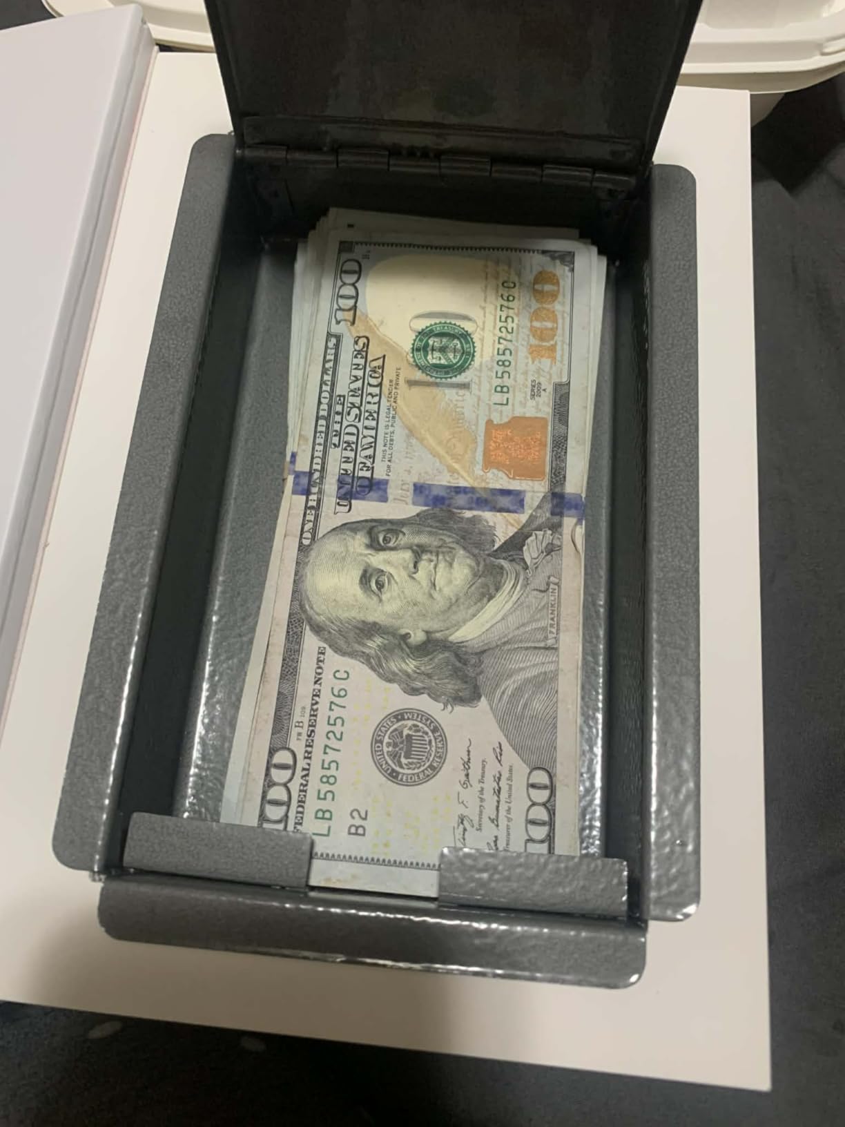 Real Paper Diversion Book Safe with combo lock - Secret Box Collection Box - Art of Design. Safe for money, disguised safe, real book pages, money hiding, diversion safe. customer photo 1