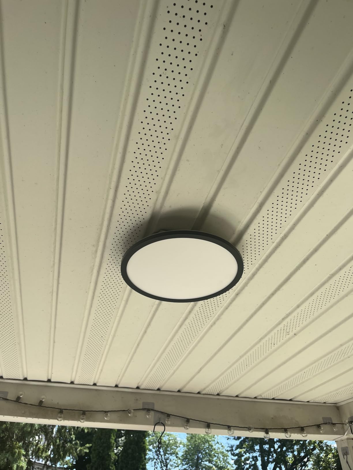 hepside 12Inch Flush Mount Light Fixture White, 28Watt, Dimmable & 3000K-4500K-6000K Flush Ceiling Light Fixture 3200LM Low Profile Ceiling Light for Kitchen Bedroom Hallway Porch customer photo 2