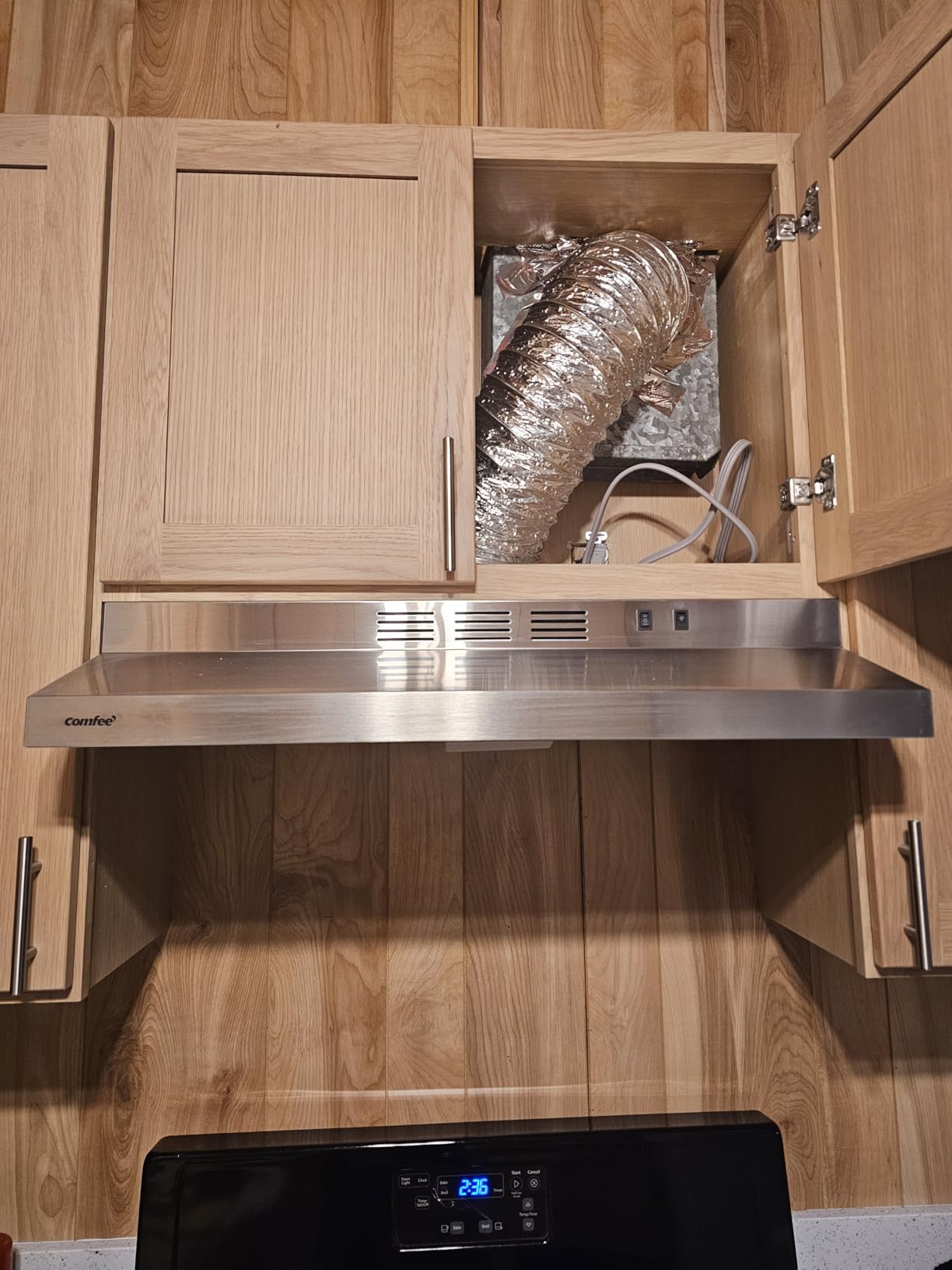 COMFEE' 30 Inch Under Cabinet Range Hood, 200 CFM Ducted/Ductless customer photo 2