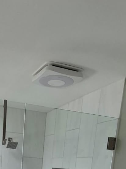 OREiN 3-in-1 Bathroom Exhaust Fan with Light & Humidity Sensor, 160 CFM, 1.0 Sone, Auto-On at 60% Humidity, 1500LM, 3CCT, Night Light, ENERGY STAR, HVI/FCC/ETL, Ceiling Opening 11.81''x 11.02'' customer photo 1