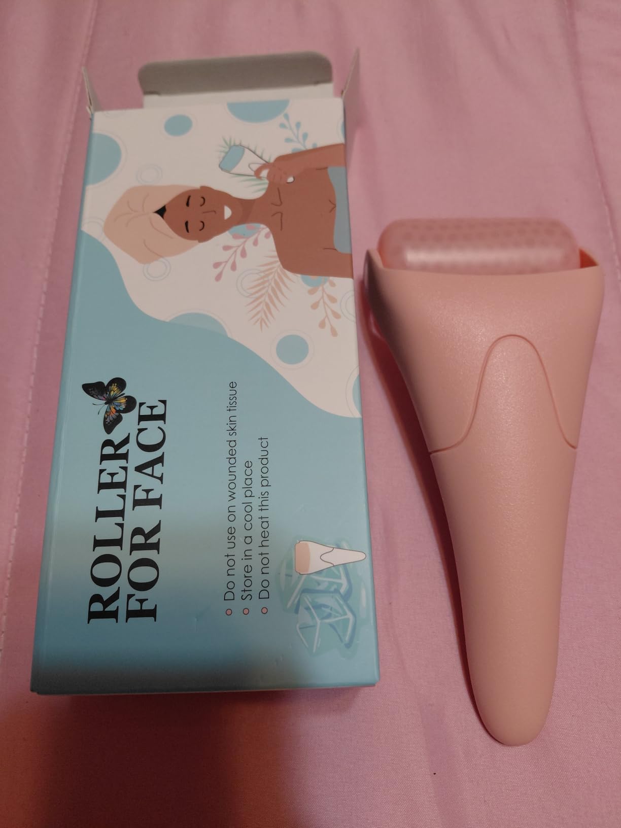 Fronnor Ice Roller for Face, Eyes, Facial Massager Tool, Soothing Skin Care Tool, Cooling Skincare Device for Puffiness, At-Home Spa Gift for Women customer photo 1