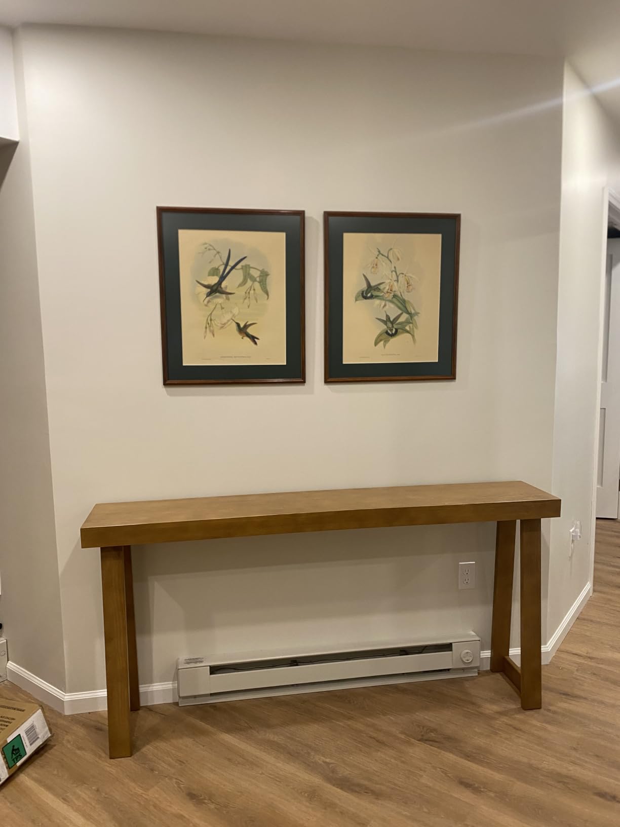 Plank+Beam Classic Console Table, 46 Inch, Blonde | Non-Toxic Finishes, Versatile Design, Elegant Details, Easy Assembly, Quick Setup, Solid Wood customer photo 1