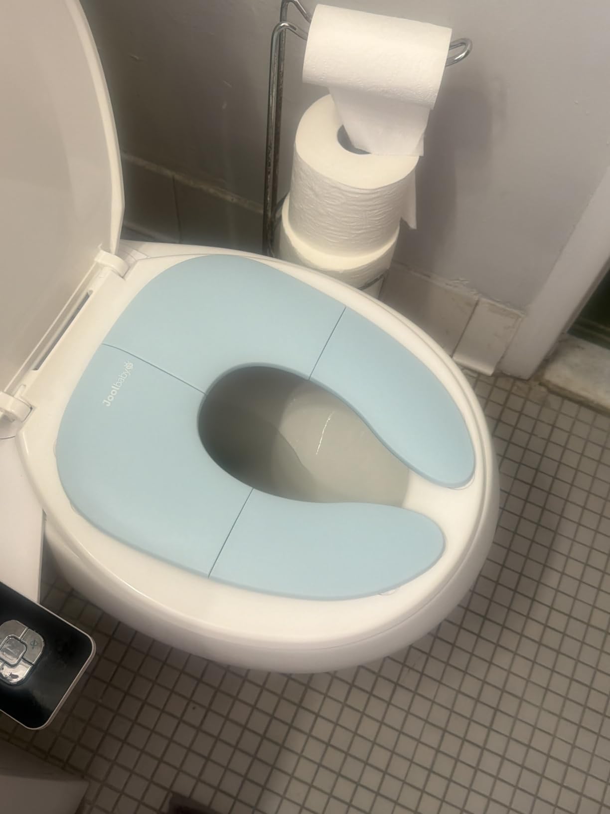 Jool Baby Folding Travel Potty Training Seat for Toddlers, Fits Round & Oval Toilets, Non-Slip Suction Cups, Includes Free Travel Bag customer photo 2