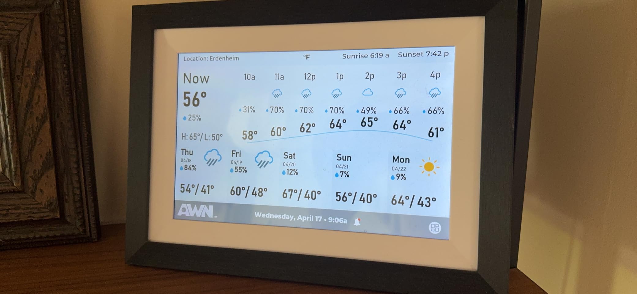 Ambient Weather Network Weather Window | No Weather Station Required customer photo 2