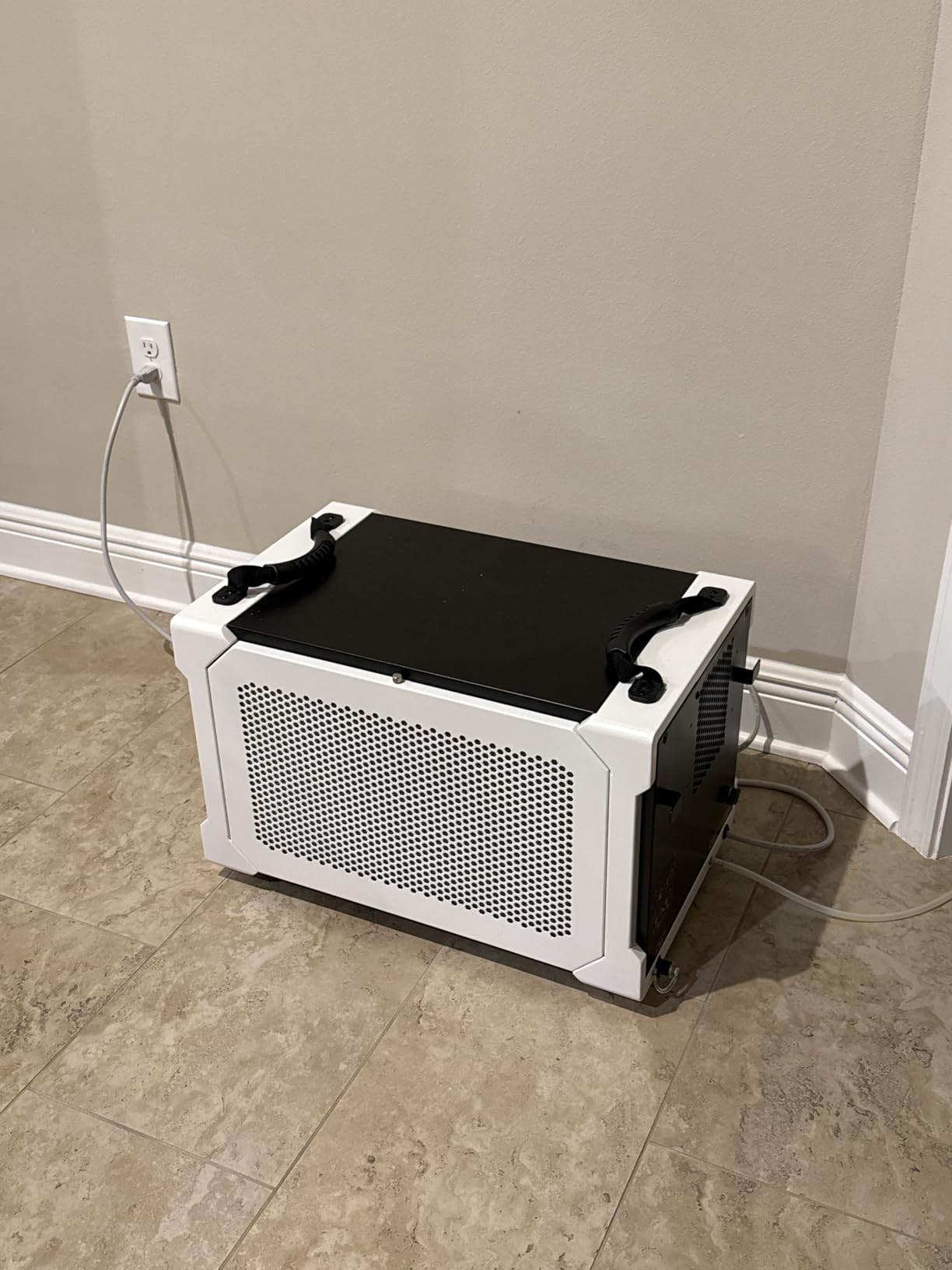 155 Pints Commercial Dehumidifier with Pump and Drain Hose, Energy Star Certified Crawl Space dehumidifier, Industry Water Damage Unit for up to 6,000 sq ft Basements customer photo 2